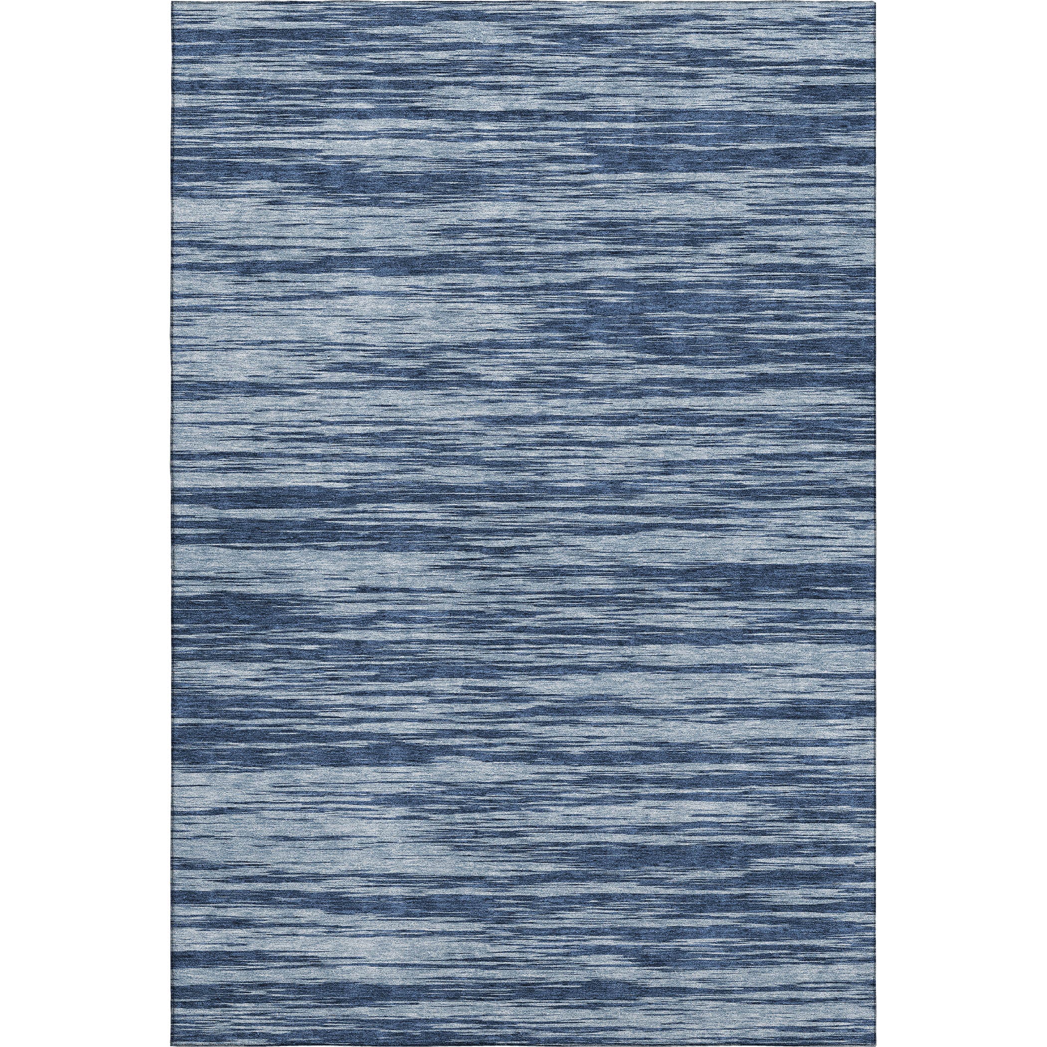 Montevideo Machine Washable Transitional Blue Rug 2'6" x 3'10" #shape_Rectangle