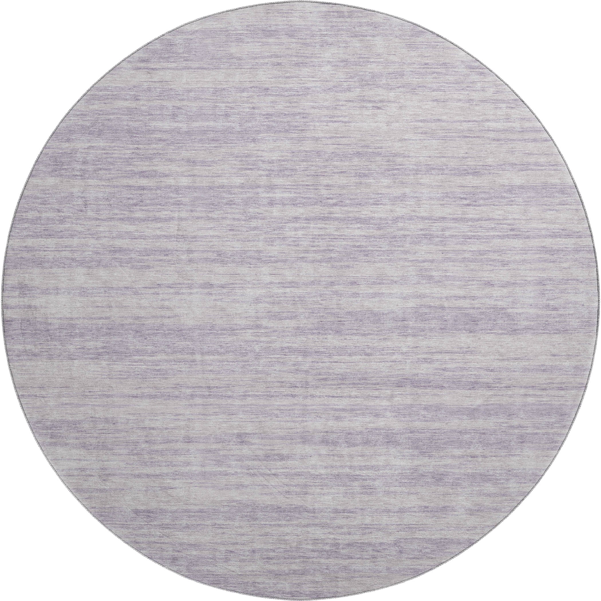 Montevideo Machine Washable Transitional Lavender Purple Rug 8' x 8' #shape_Round