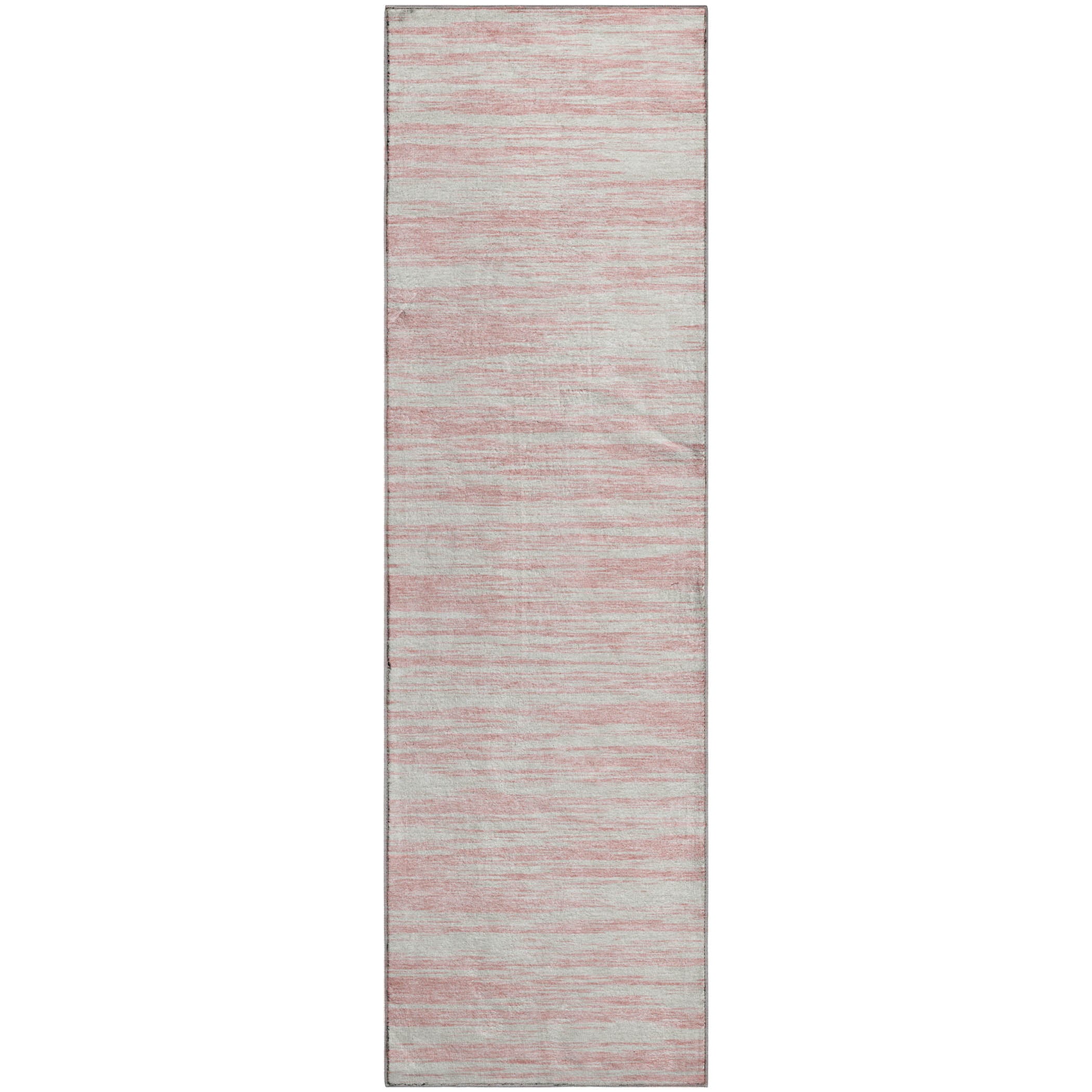 Montevideo Machine Washable Transitional Pink Rug 2'3" x 7'6" #shape_Runner
