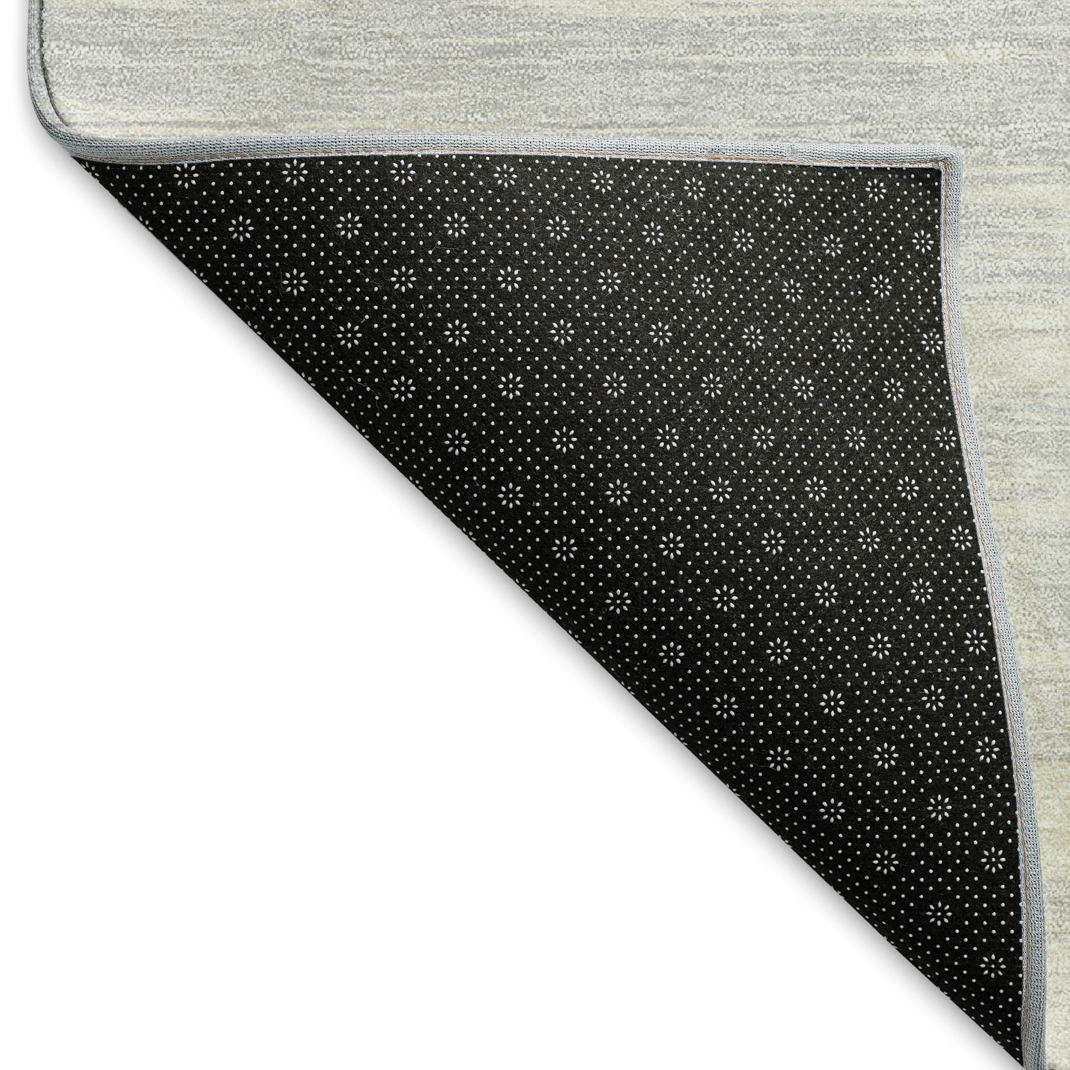 Montevideo Machine Washable Transitional Silver Gray Rug 1'8" x 2'6" #shape_Rectangle
