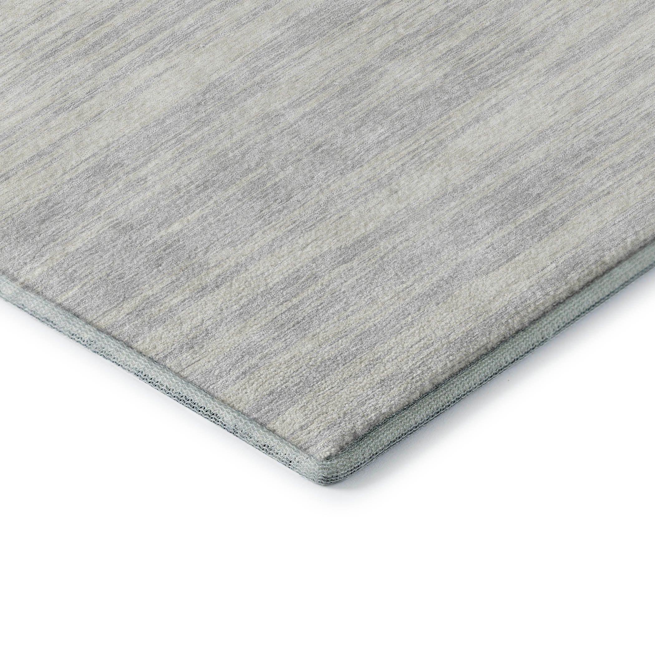 Montevideo Machine Washable Transitional Silver Gray Rug 1'8" x 2'6" #shape_Rectangle