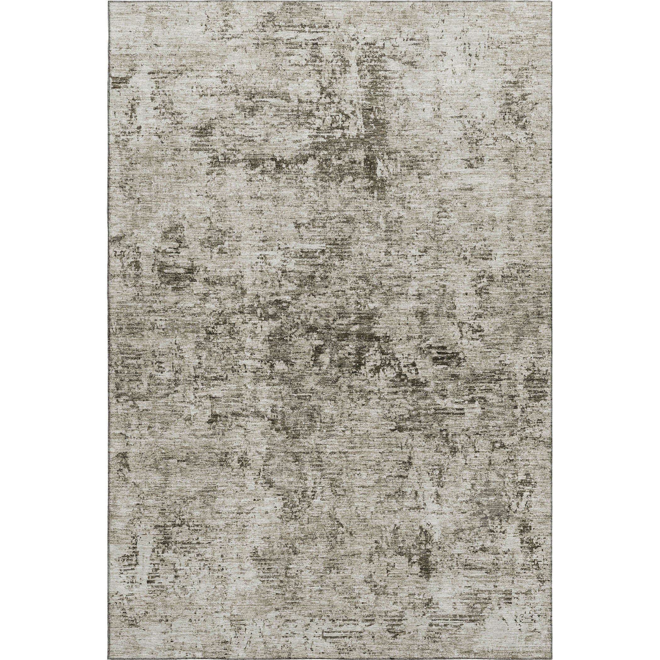 Kyoto Machine Washable Transitional Beige Brown Rug 2'6" x 3'10" #shape_Rectangle