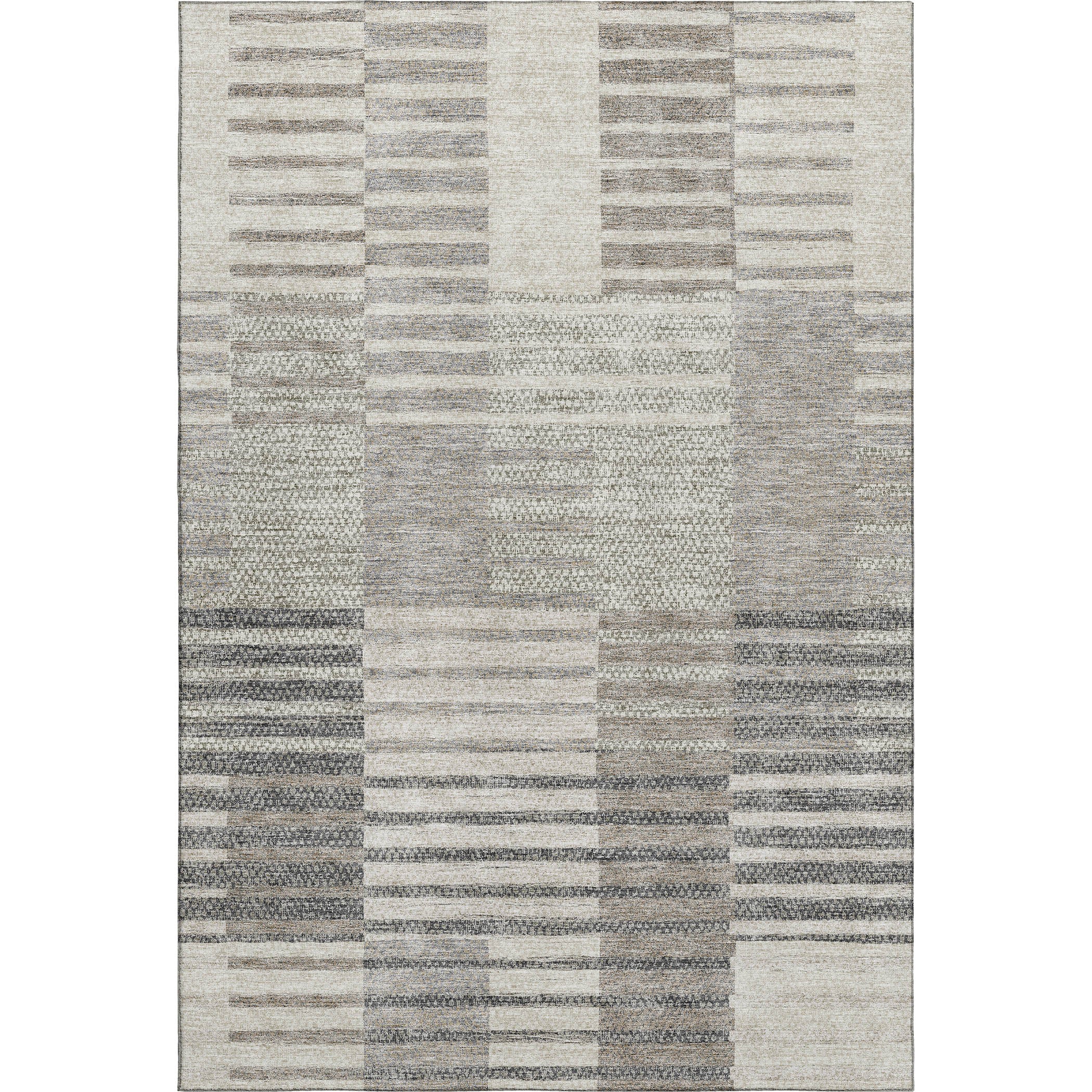 Mostar Machine Washable Transitional Beige Brown Rug 2'6" x 3'10" #shape_Rectangle