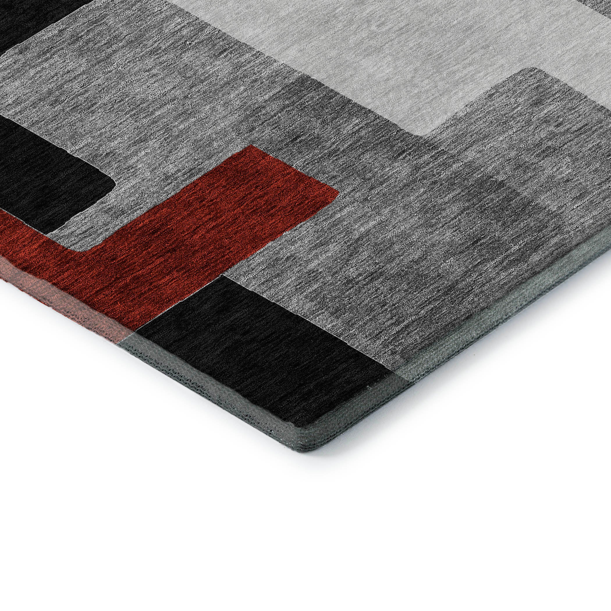 Salzburg Machine Washable Transitional Gray Rug 1'8" x 2'6" #shape_Rectangle