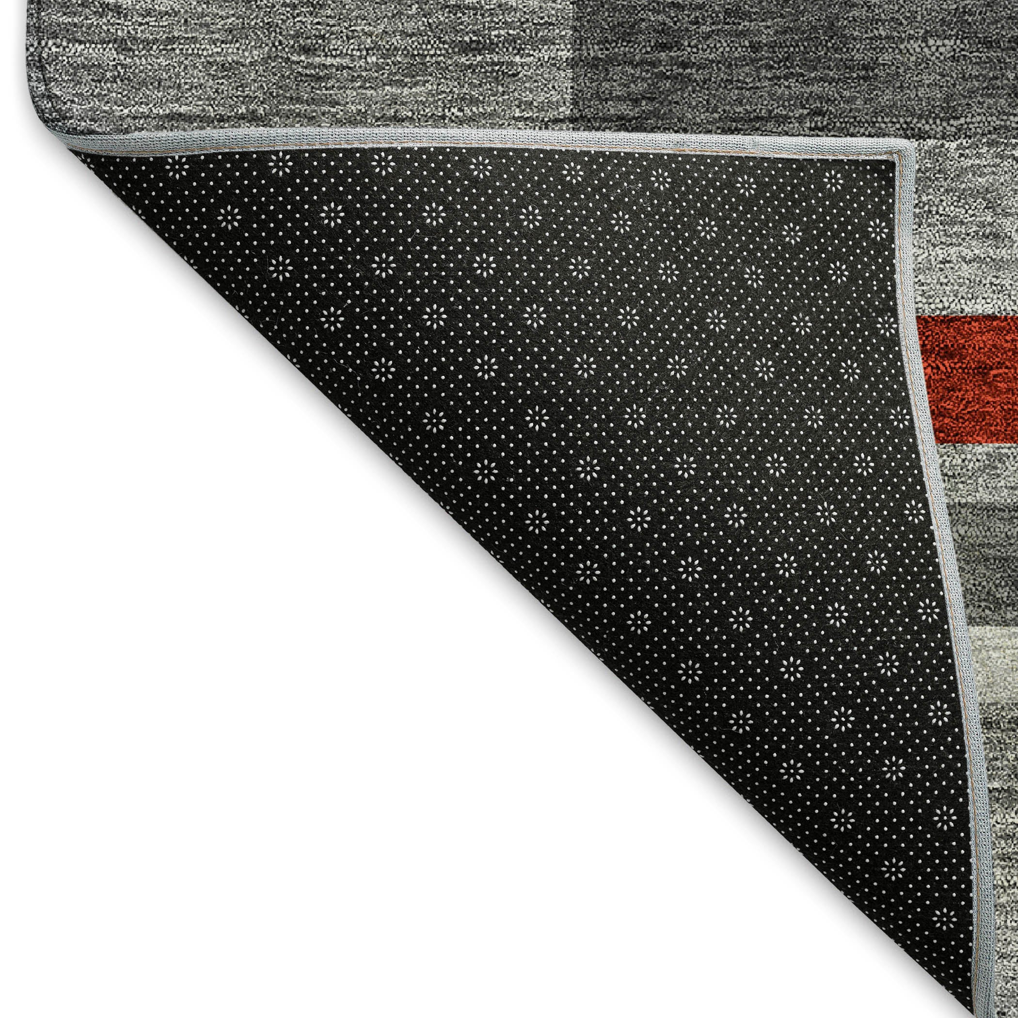 Tallinn Machine Washable Transitional Gray Rug 1'8" x 2'6" #shape_Rectangle