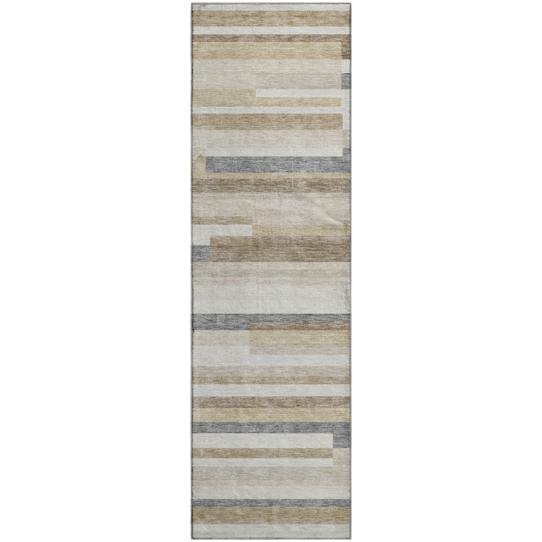 Tallinn Machine Washable Transitional Ivory Rug 2'3" x 7'6" #shape_Runner