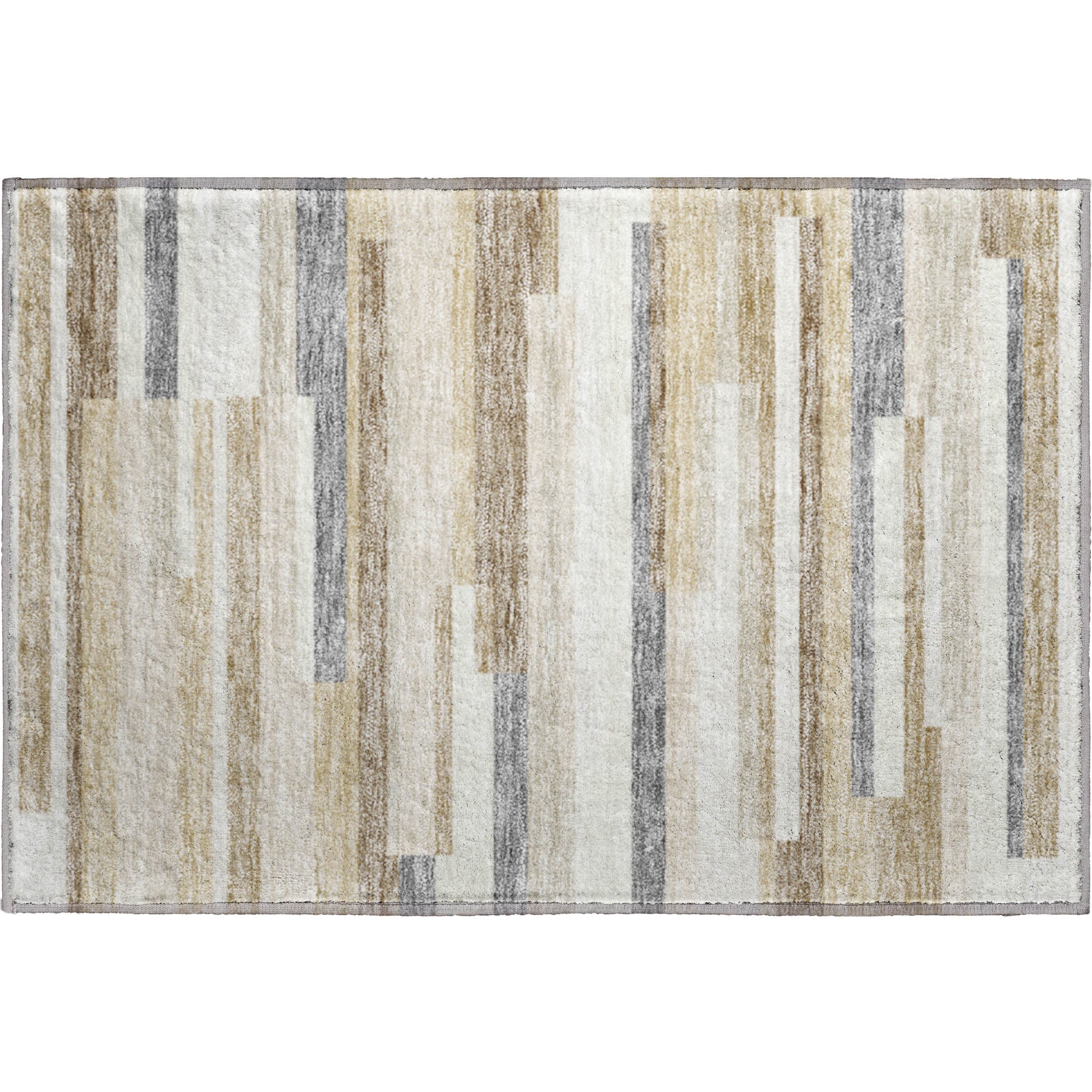 Tallinn Machine Washable Transitional Ivory Rug 1'8" x 2'6" #shape_Rectangle