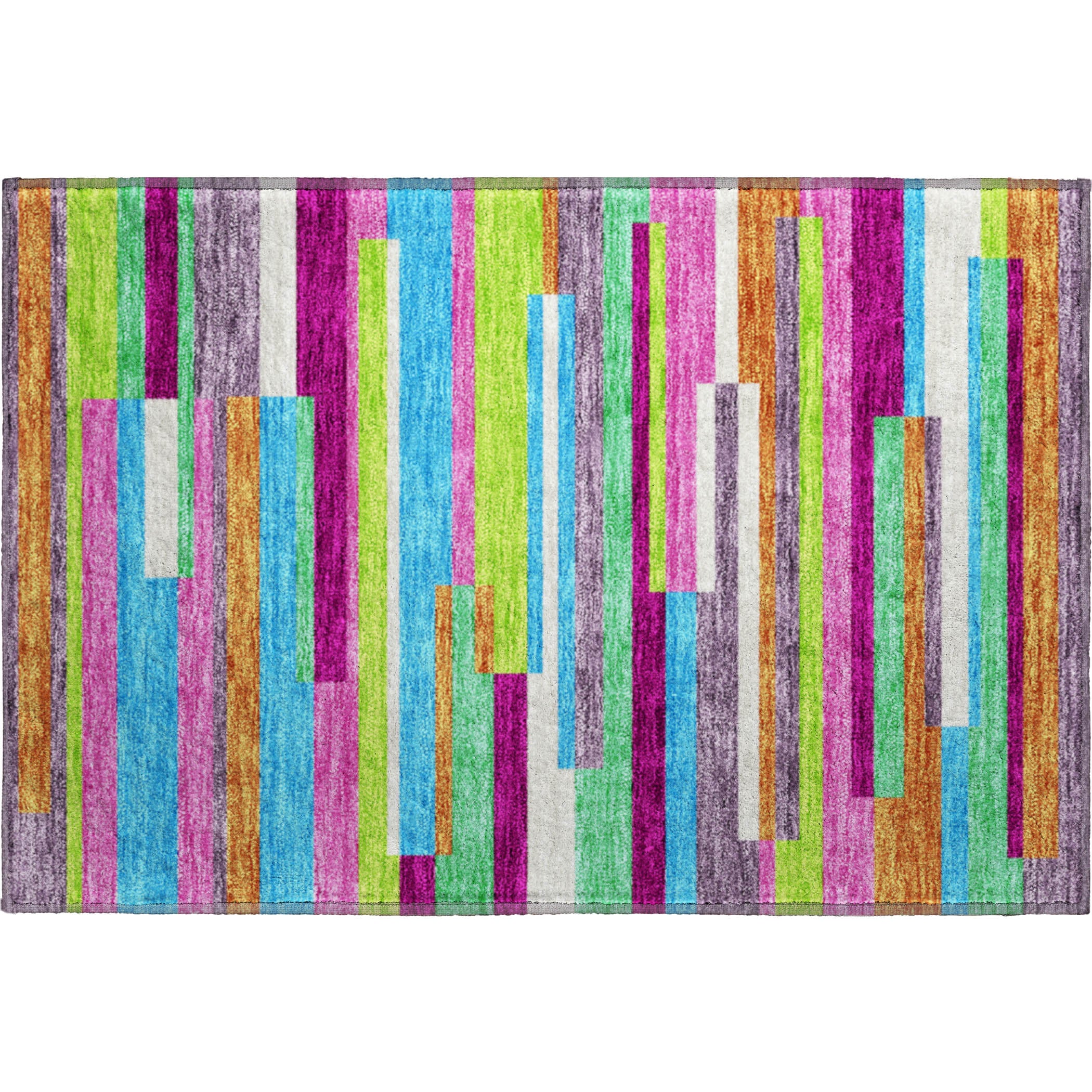 Tallinn Machine Washable Transitional Lavender Purple Rug 1'8" x 2'6" #shape_Rectangle