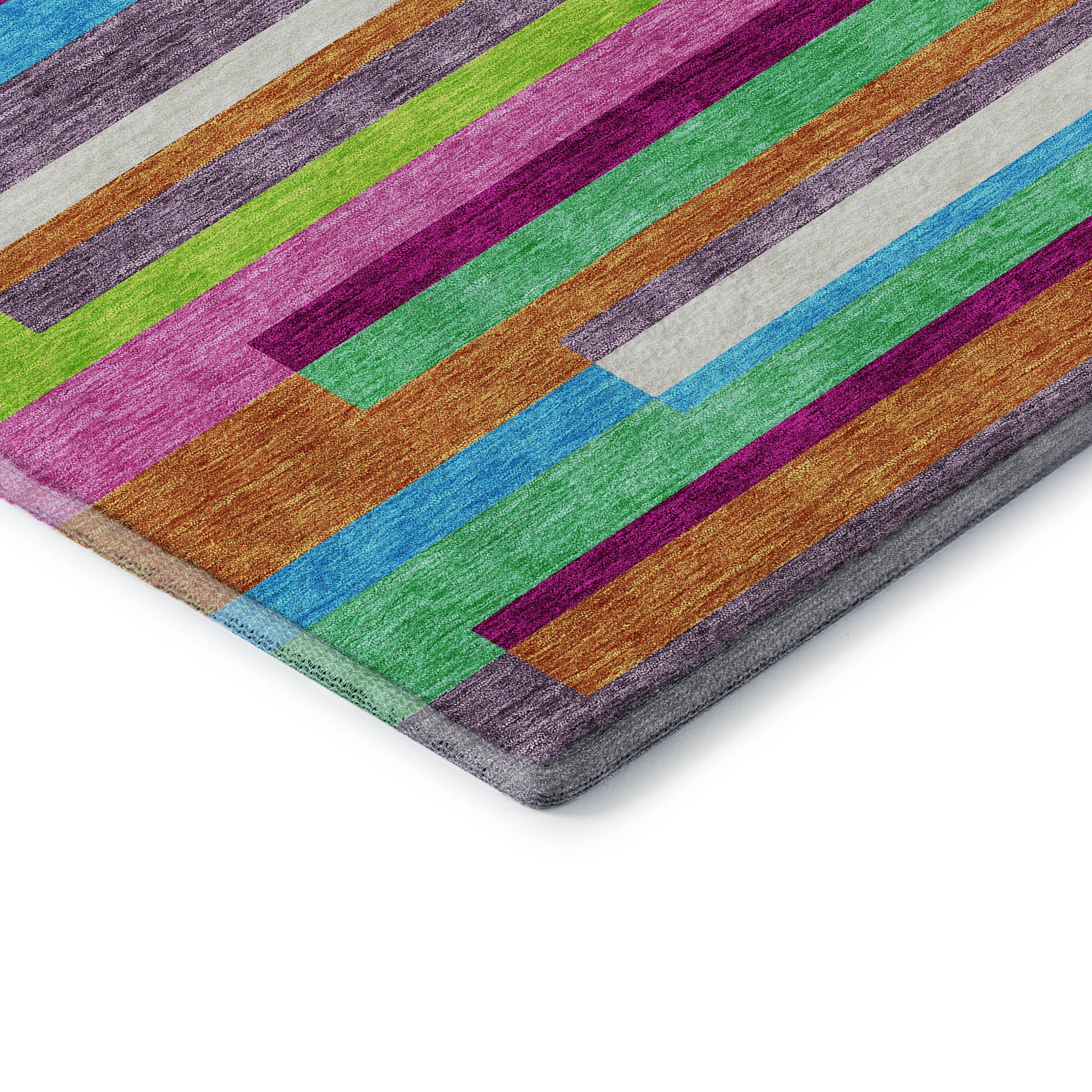 Tallinn Machine Washable Transitional Lavender Purple Rug 1'8" x 2'6" #shape_Rectangle