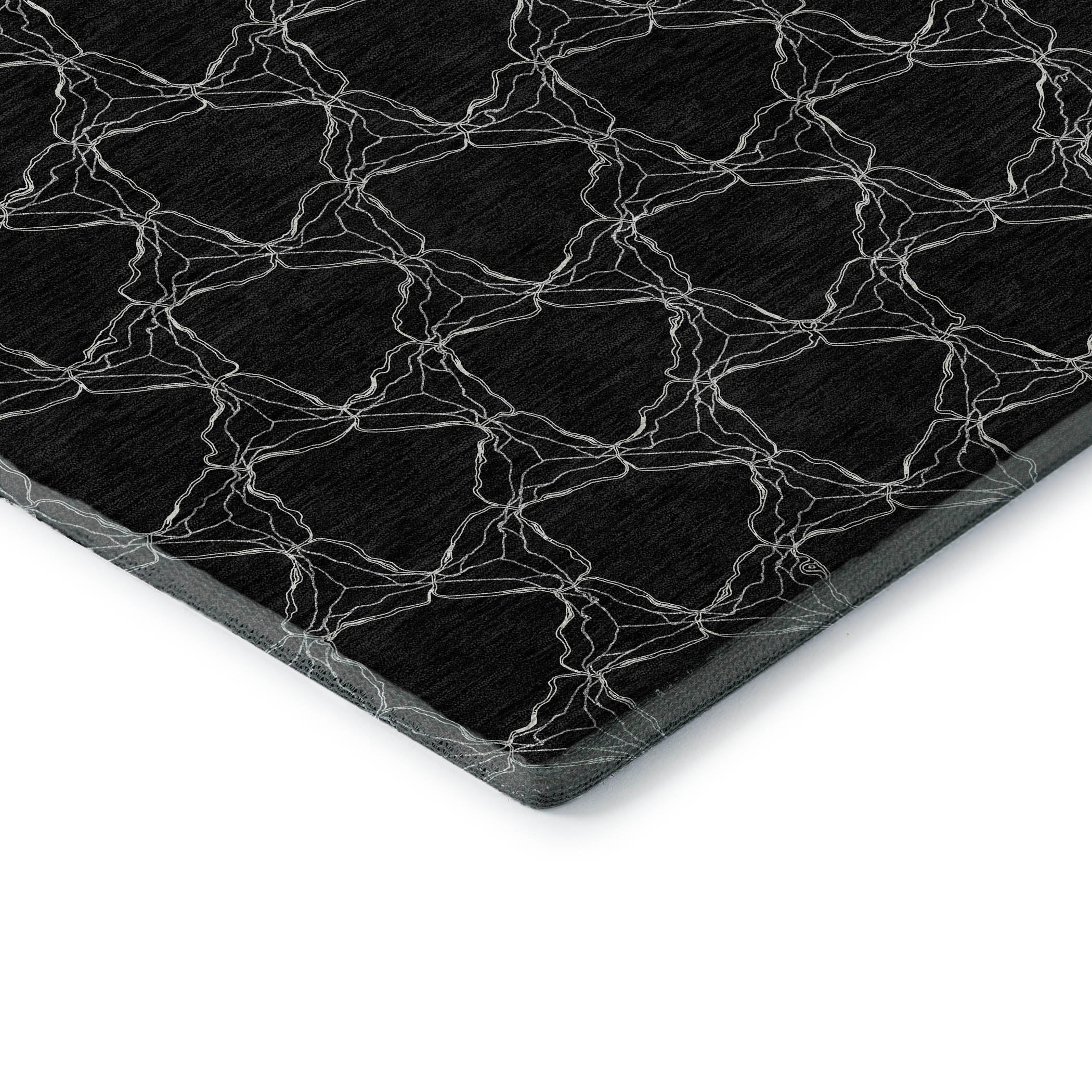 Bergen Machine Washable Transitional Black Rug 1'8" x 2'6" #shape_Rectangle