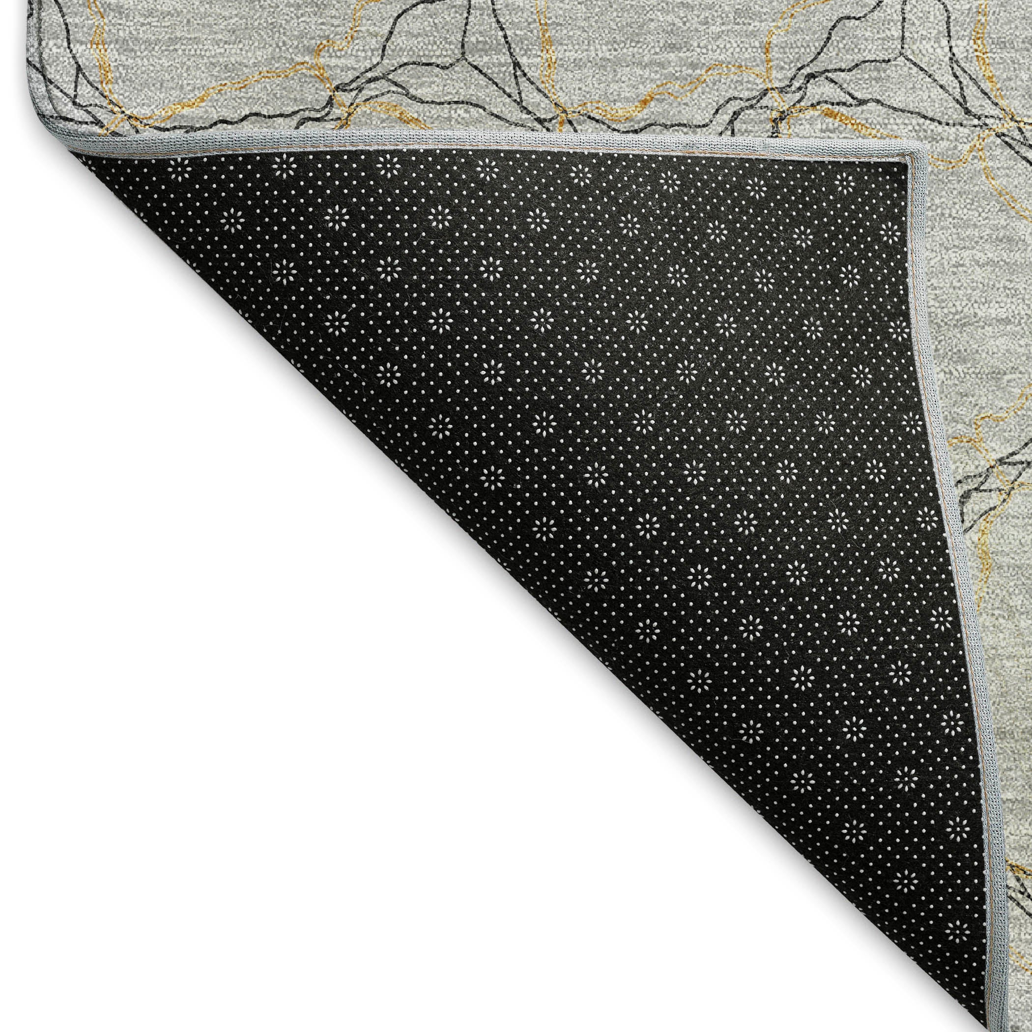 Bergen Machine Washable Transitional Gray Rug 1'8" x 2'6" #shape_Rectangle