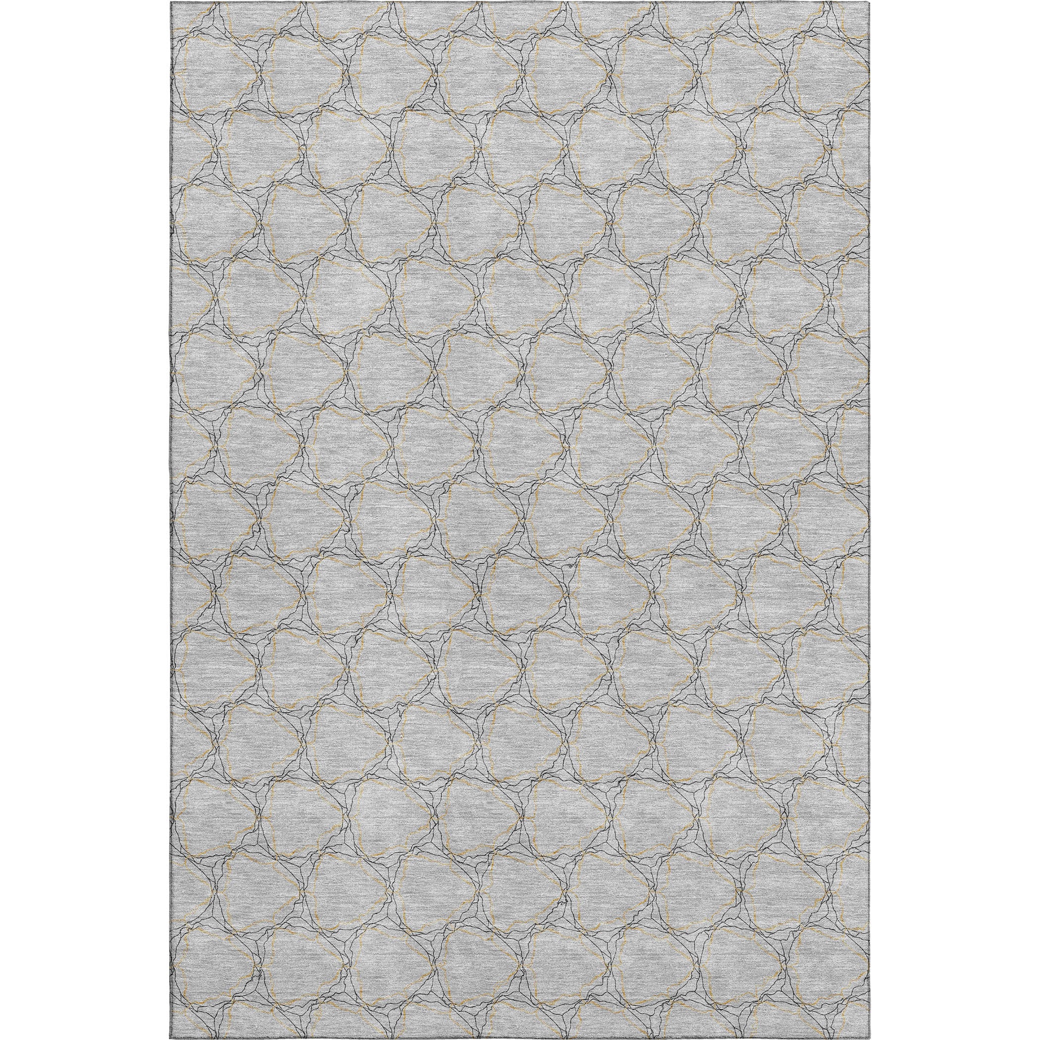 Bergen Machine Washable Transitional Gray Rug 2'6" x 3'10" #shape_Rectangle