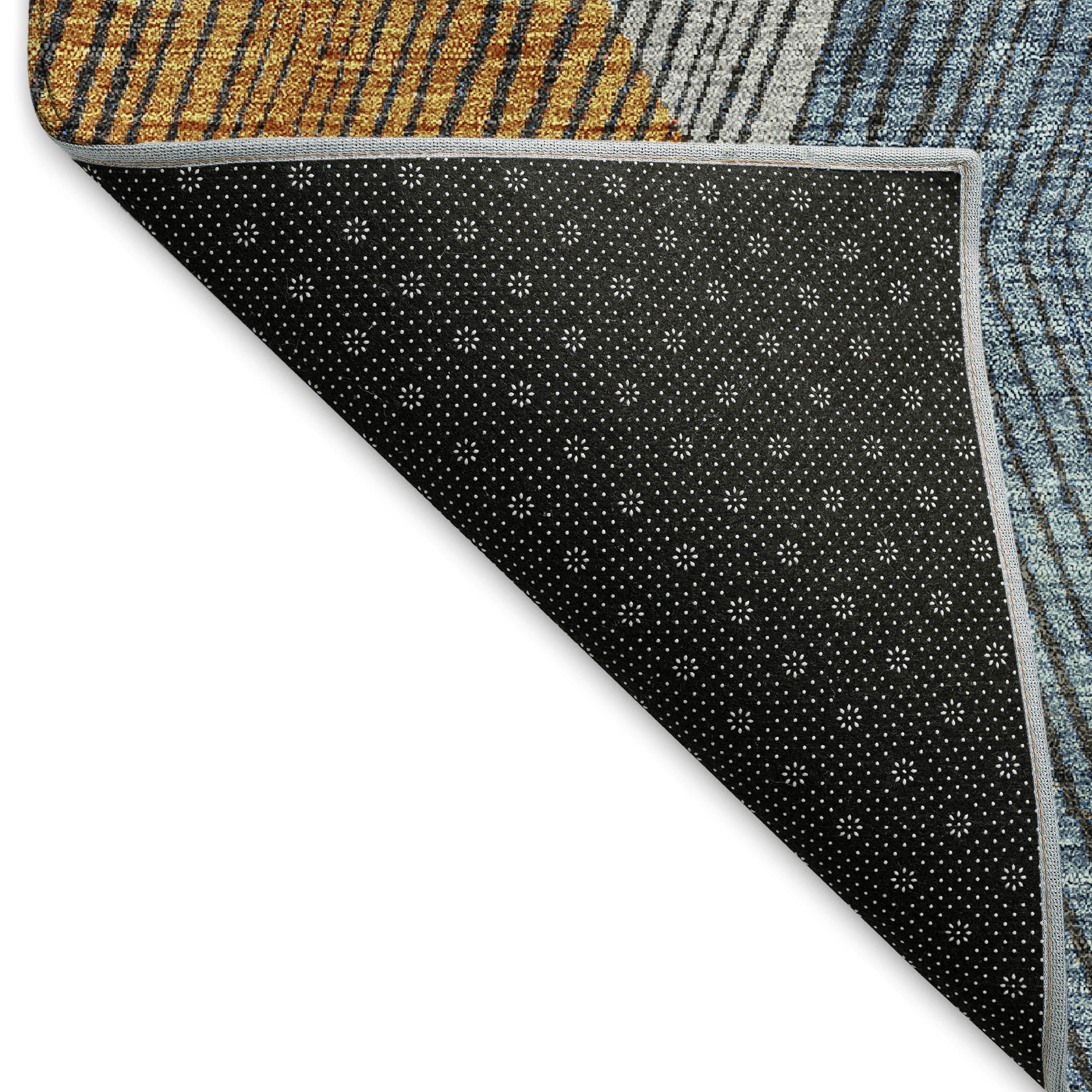 Seville Machine Washable Transitional Gray Rug 1'8" x 2'6" #shape_Rectangle