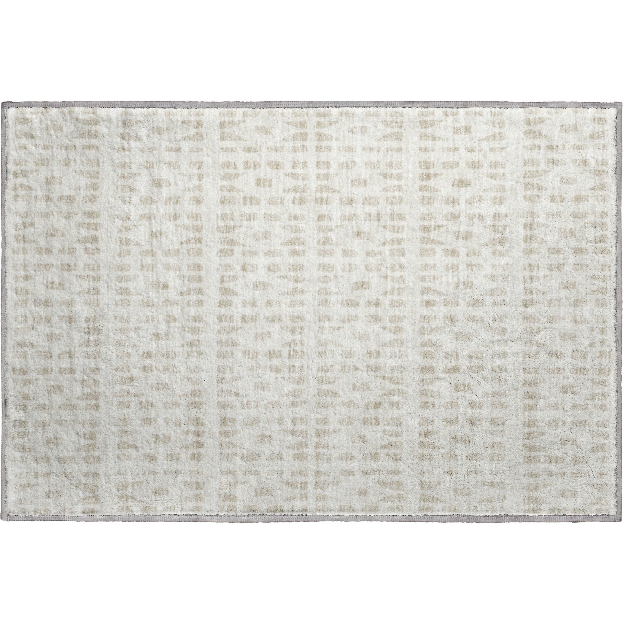 Kathmandu Machine Washable Transitional Ivory Rug 1'8" x 2'6" #shape_Rectangle