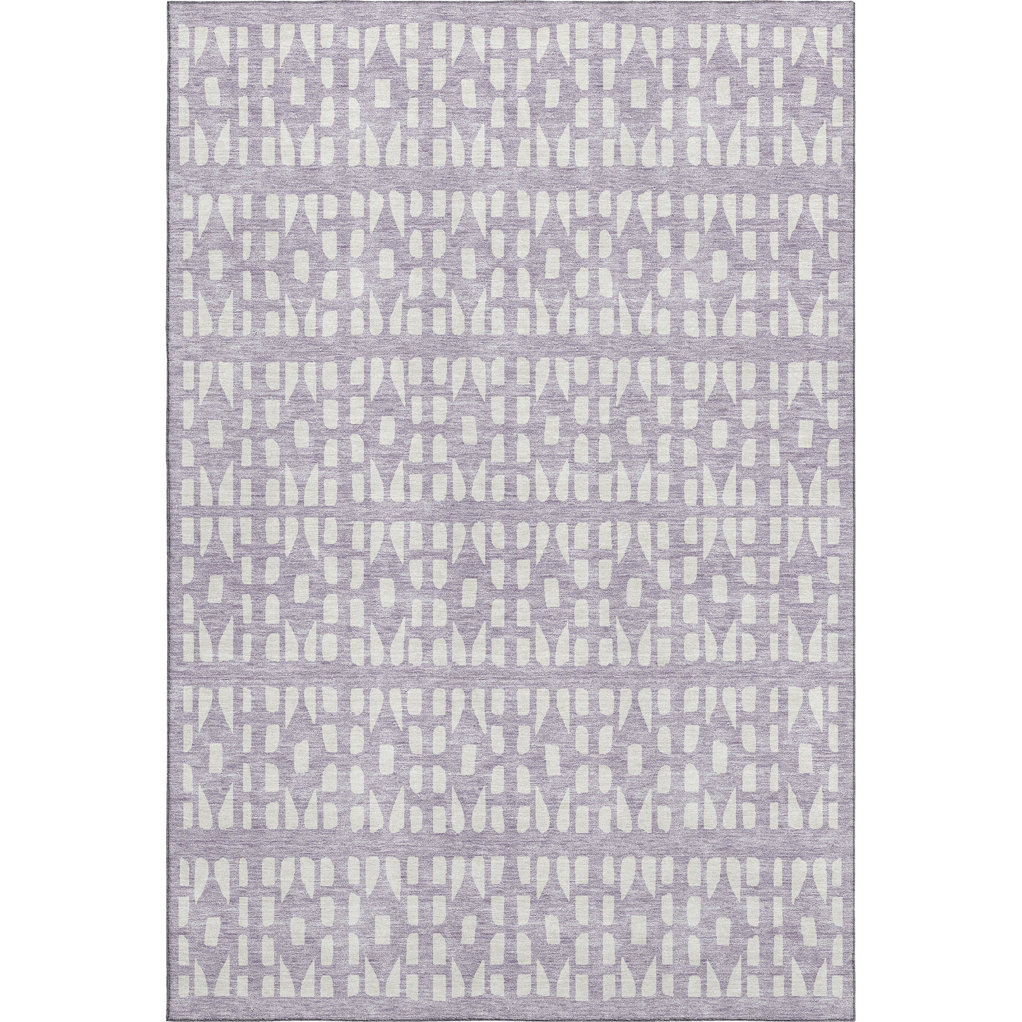 Kathmandu Machine Washable Transitional Lavender Purple Rug 2'6" x 3'10" #shape_Rectangle