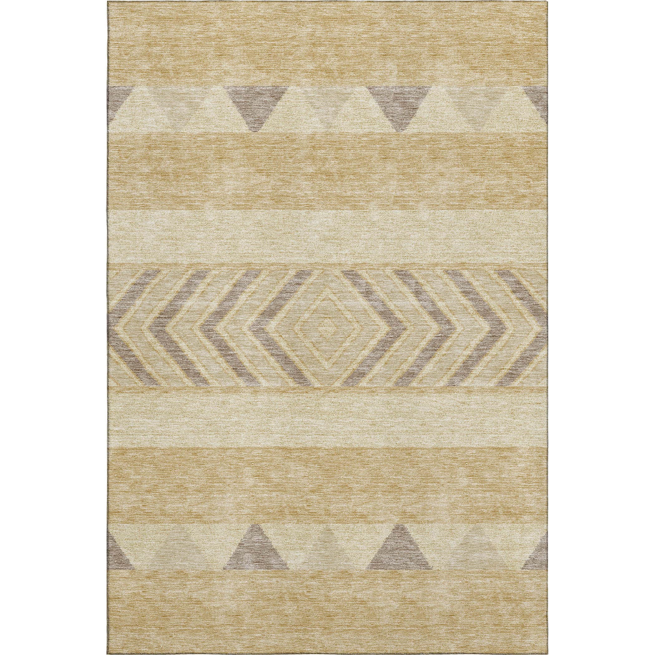 Kotor Machine Washable Transitional Gold Rug 2'6" x 3'10" #shape_Rectangle
