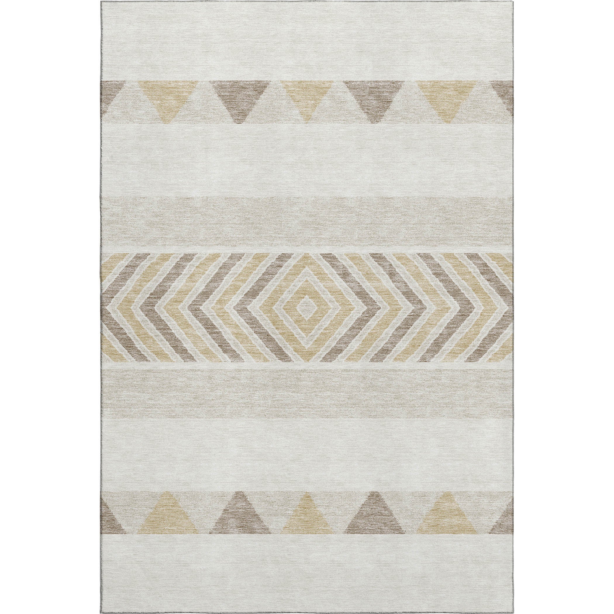 Kotor Machine Washable Transitional Ivory Rug 2'6" x 3'10" #shape_Rectangle