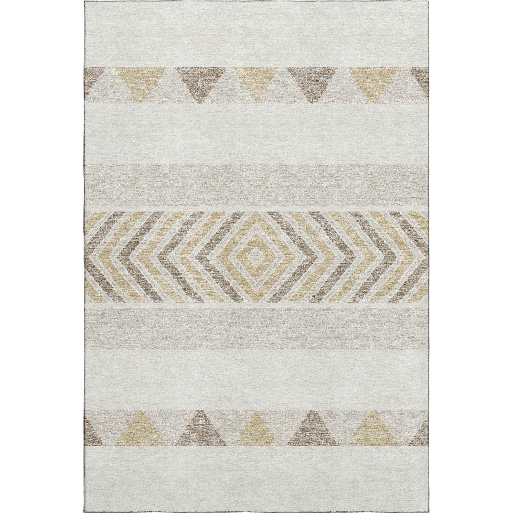 Kotor Machine Washable Transitional Ivory Rug 2'6" x 3'10" #shape_Rectangle