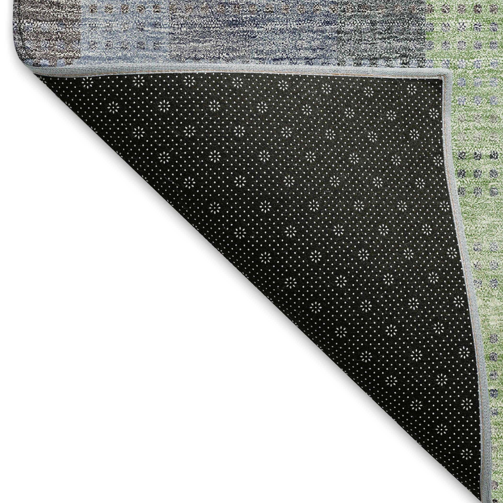 Lisbon Machine Washable Transitional Pewter Gray Rug 1'8" x 2'6" #shape_Rectangle