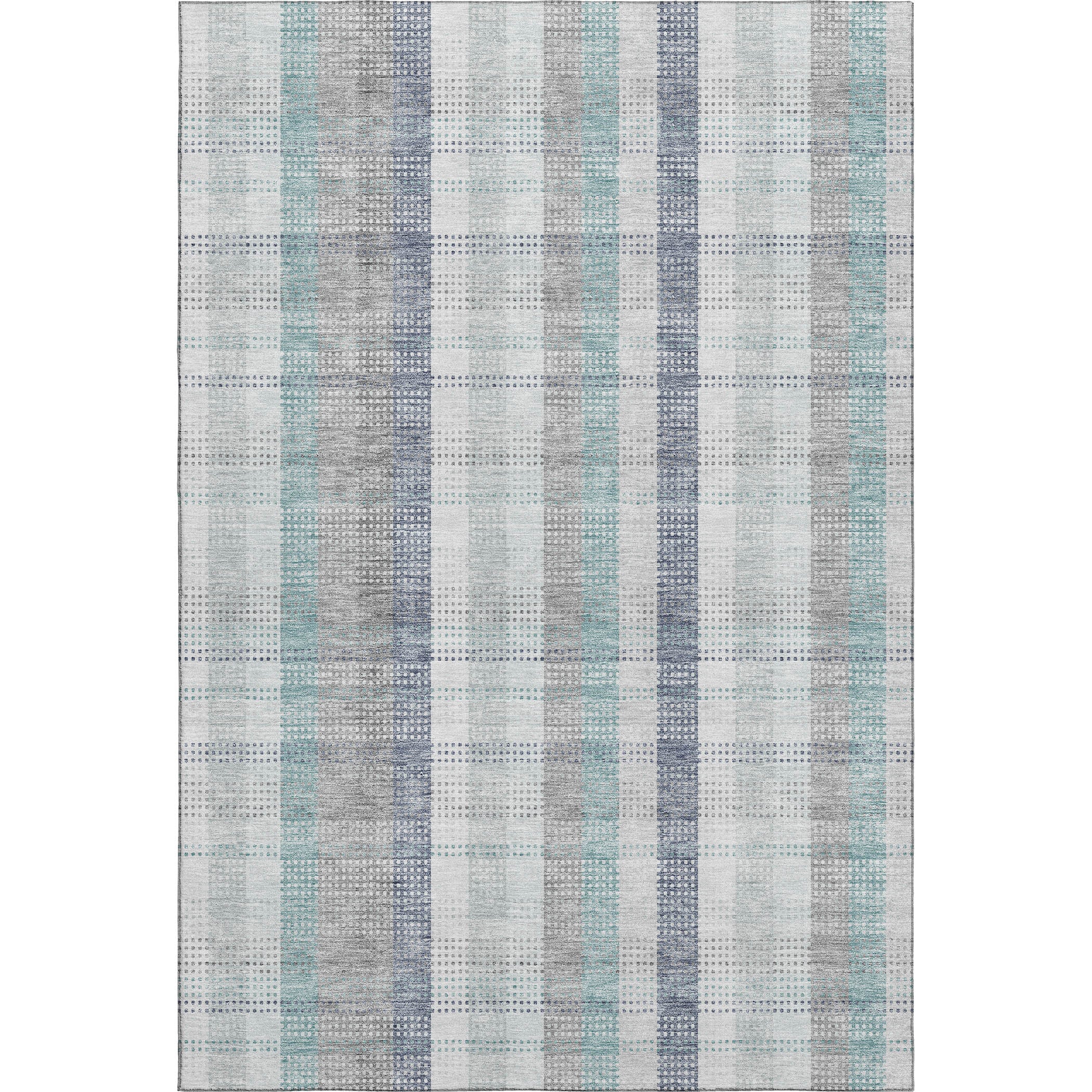 Lisbon Machine Washable Transitional Silver Gray Rug 2'6" x 3'10" #shape_Rectangle