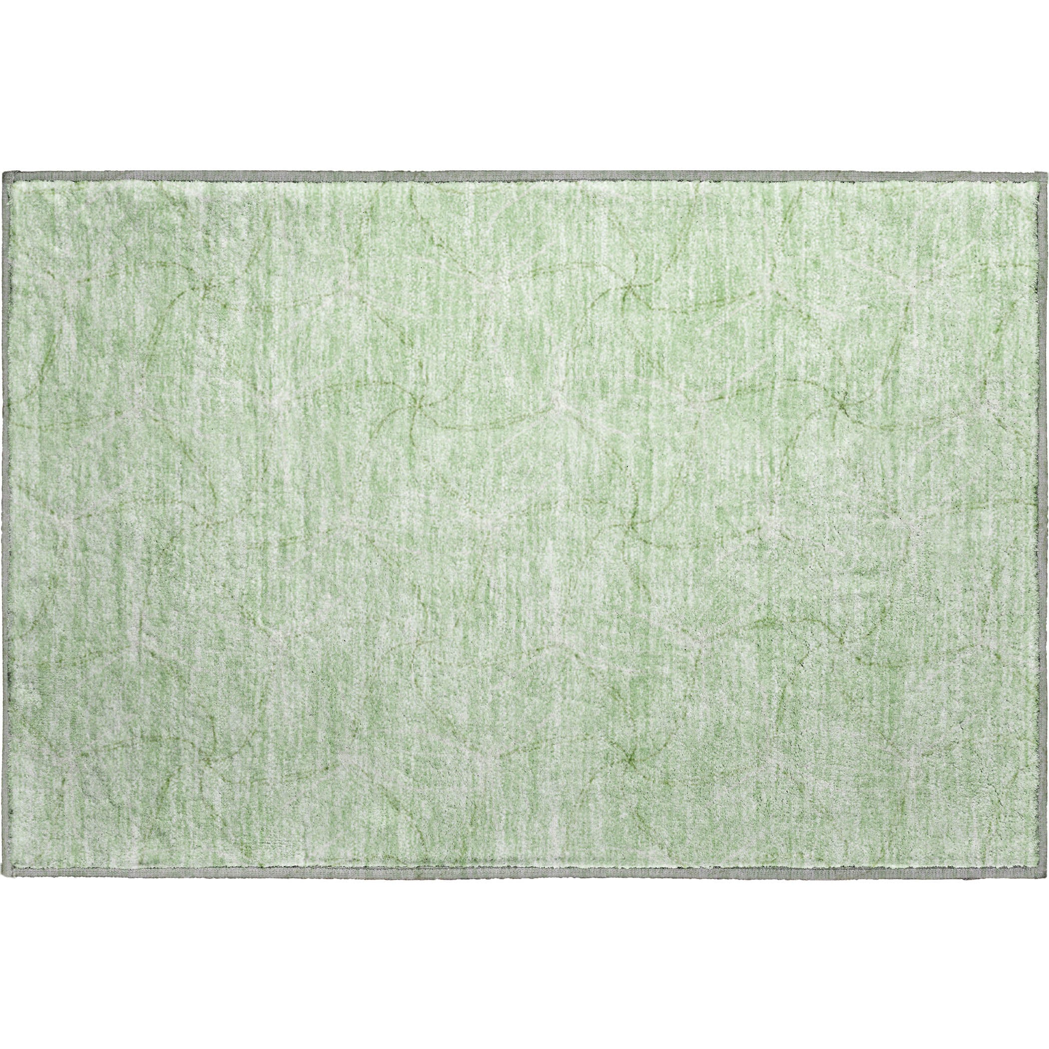 Bangkok Machine Washable Transitional Mint Green Rug 1'8" x 2'6" #shape_Rectangle