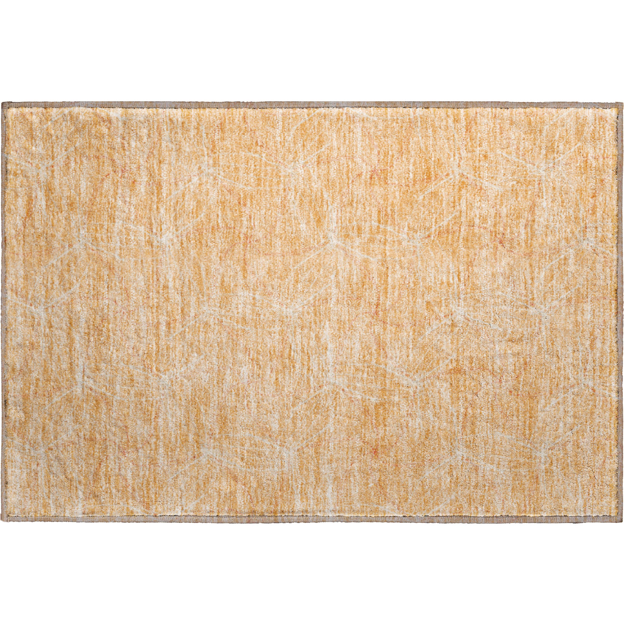 Bangkok Machine Washable Transitional Peach Orange Rug 1'8" x 2'6" #shape_Rectangle