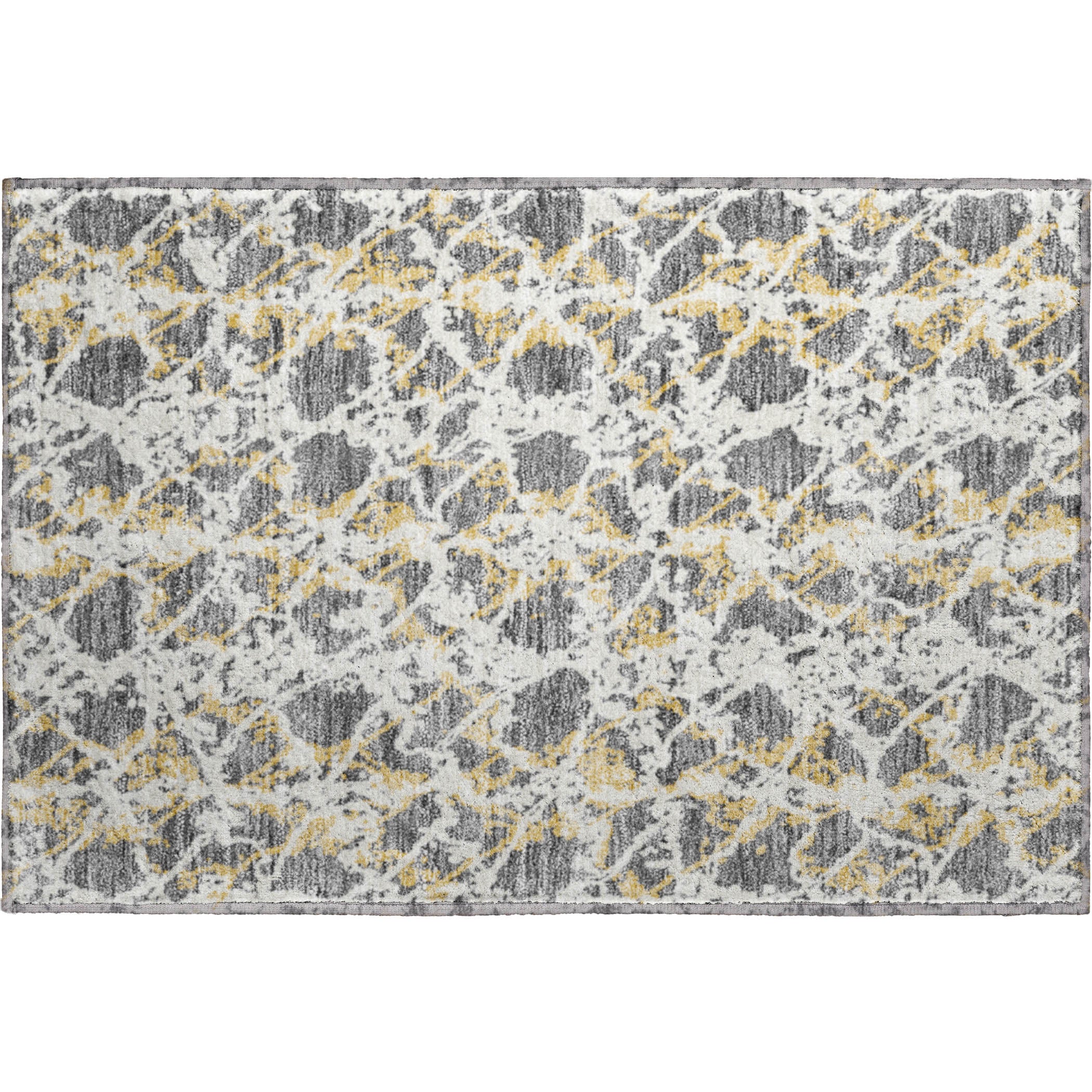 Bern Machine Washable Transitional Gray Rug 1'8" x 2'6" #shape_Rectangle