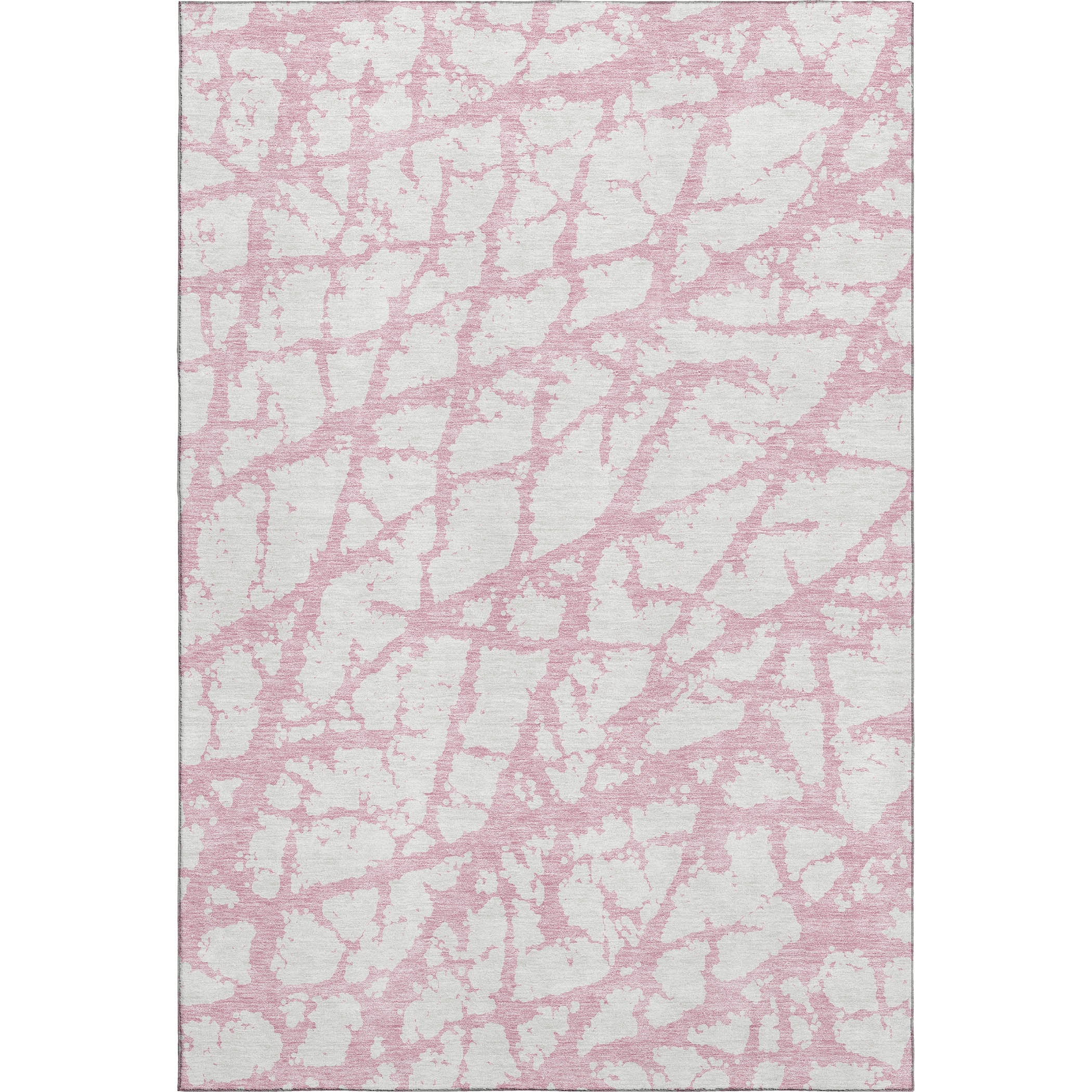 Queenstown Machine Washable Transitional Pink Rug 2'6" x 3'10" #shape_Rectangle