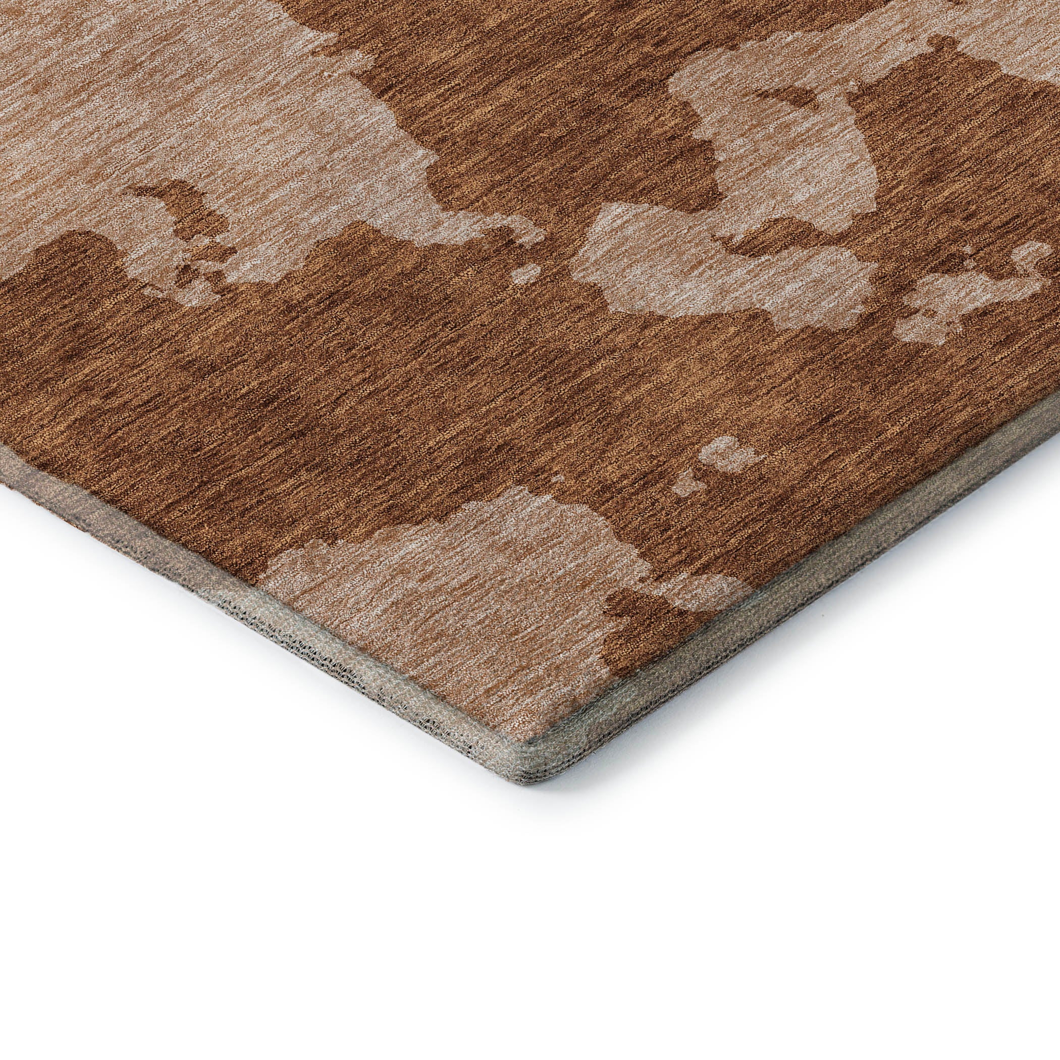 Lima Machine Washable Transitional Terracotta Orange Rug 1'8" x 2'6" #shape_Rectangle