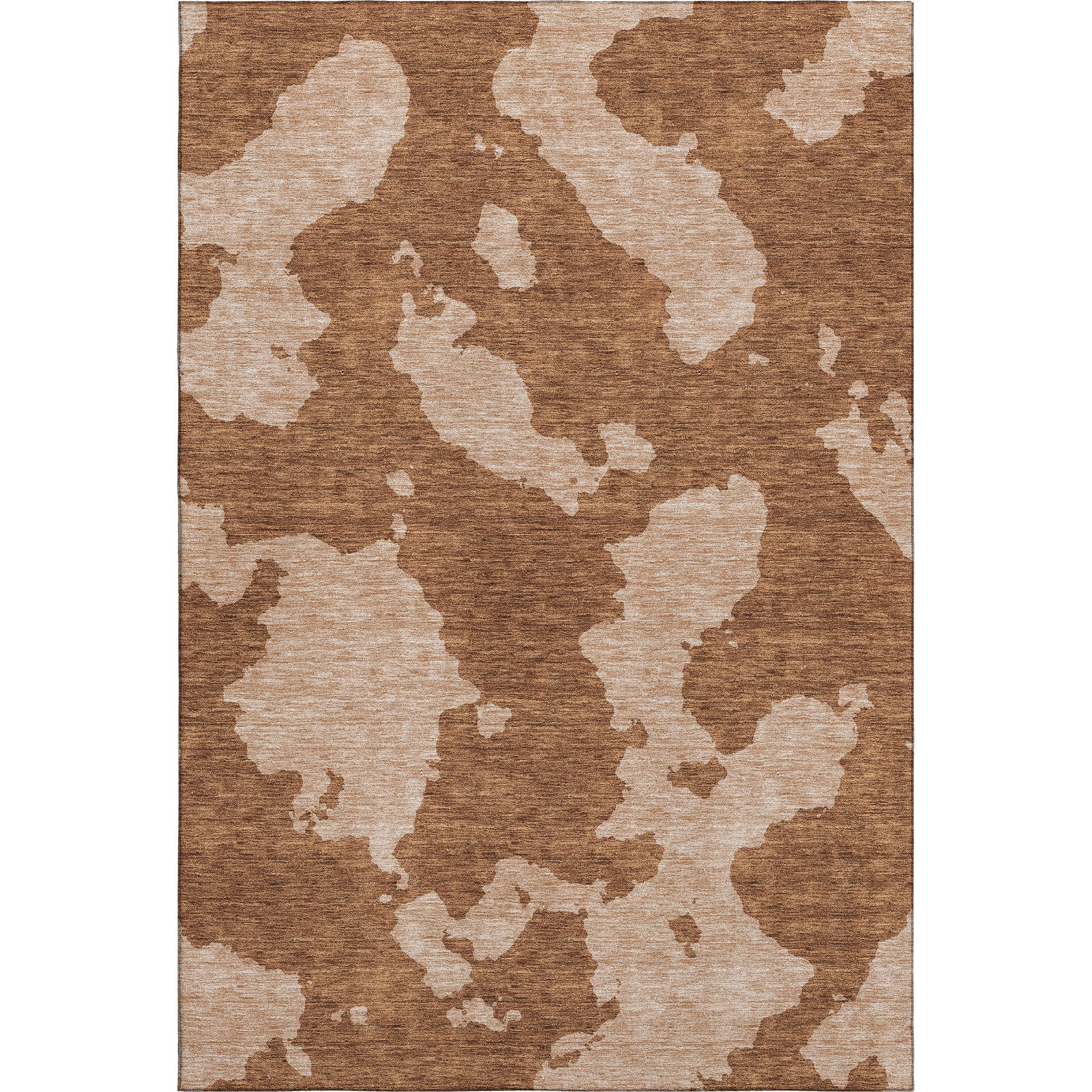 Lima Machine Washable Transitional Terracotta Orange Rug 2'6" x 3'10" #shape_Rectangle