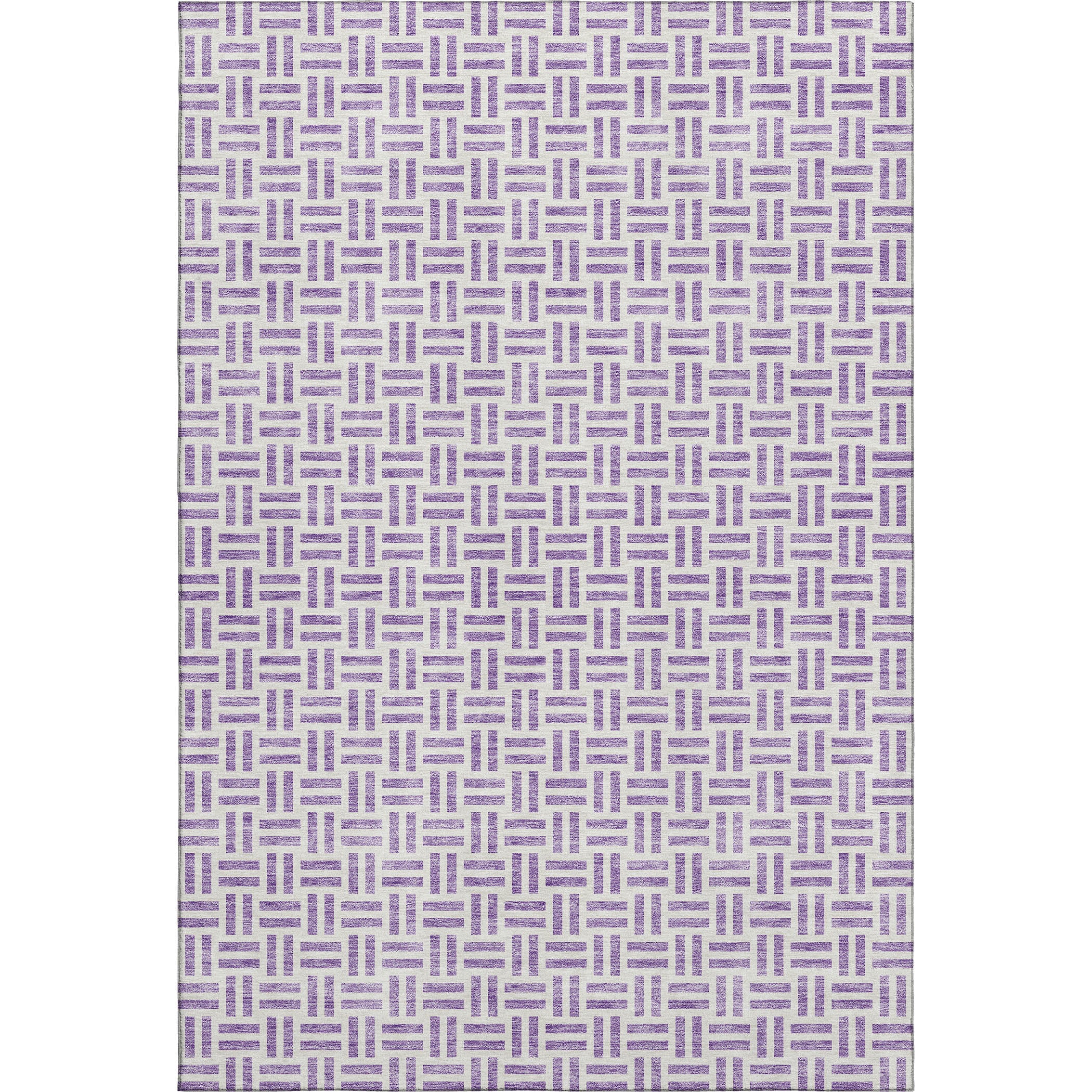 Tbilisi Machine Washable Transitional Lavender Purple Rug 2'6" x 3'10" #shape_Rectangle