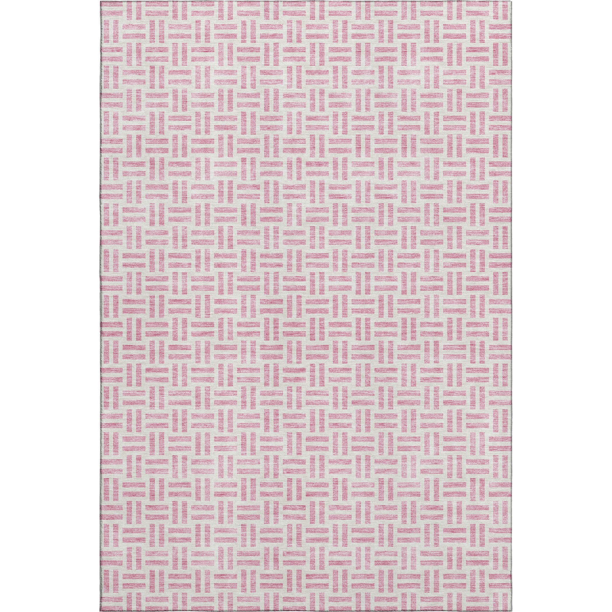 Tbilisi Machine Washable Transitional Pink Rug 2'6" x 3'10" #shape_Rectangle