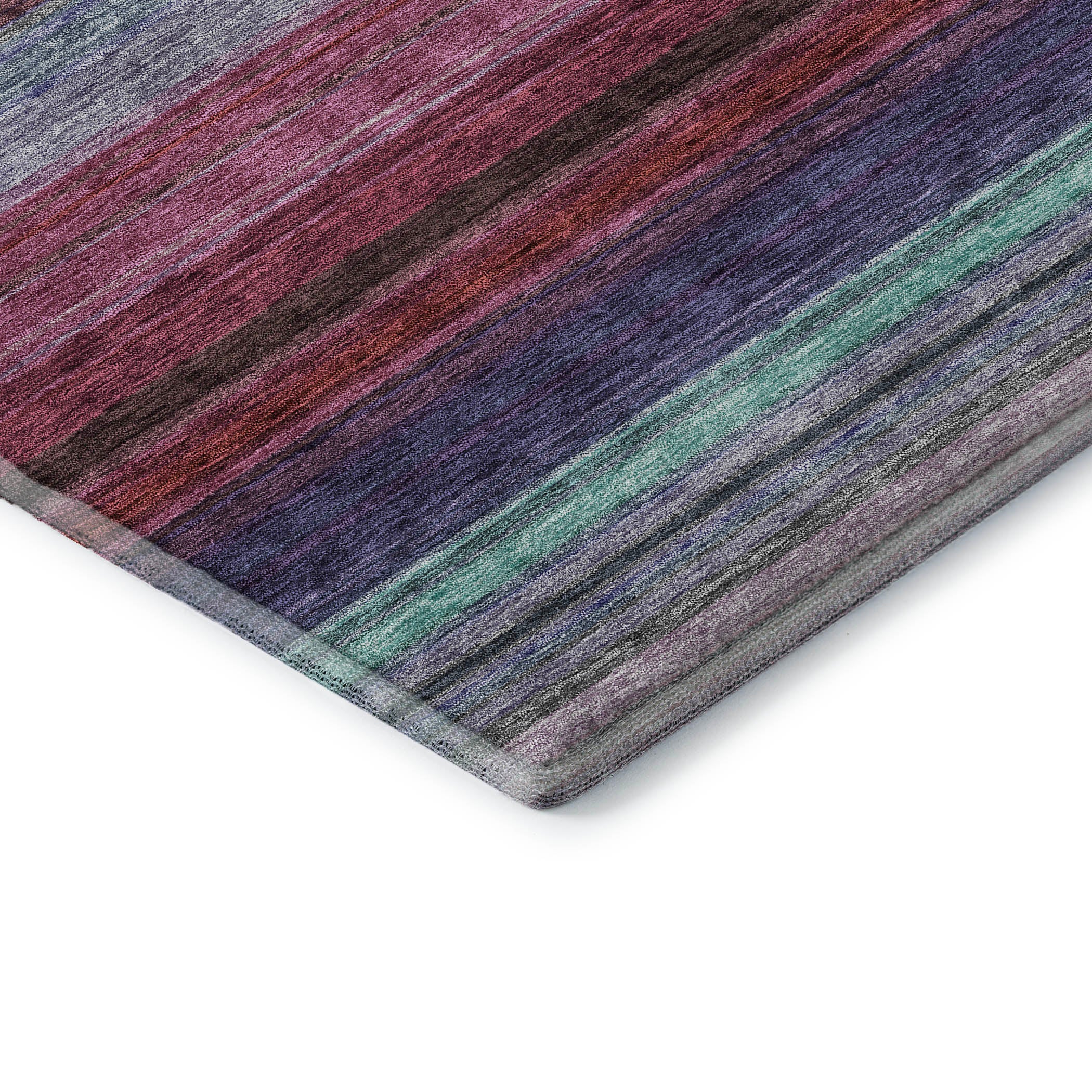 Santorini Machine Washable Transitional Lavender Purple Rug 1'8" x 2'6" #shape_Rectangle