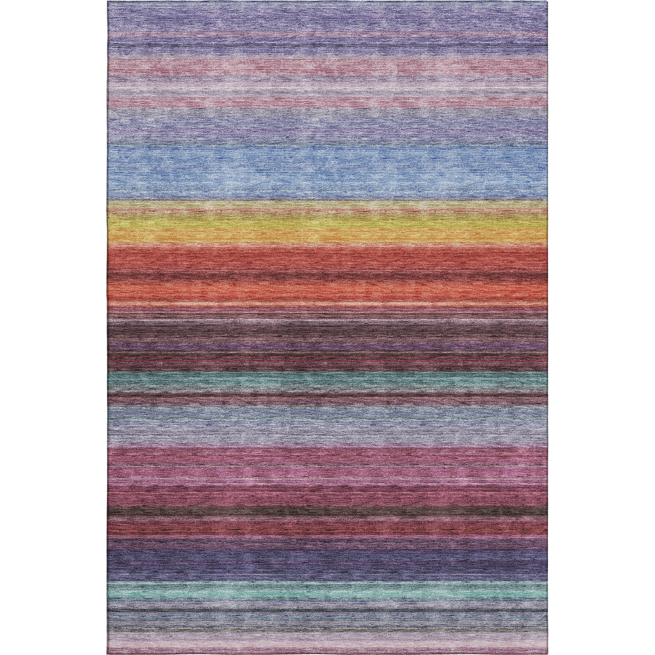 Santorini Machine Washable Transitional Lavender Purple Rug 2'6" x 3'10" #shape_Rectangle