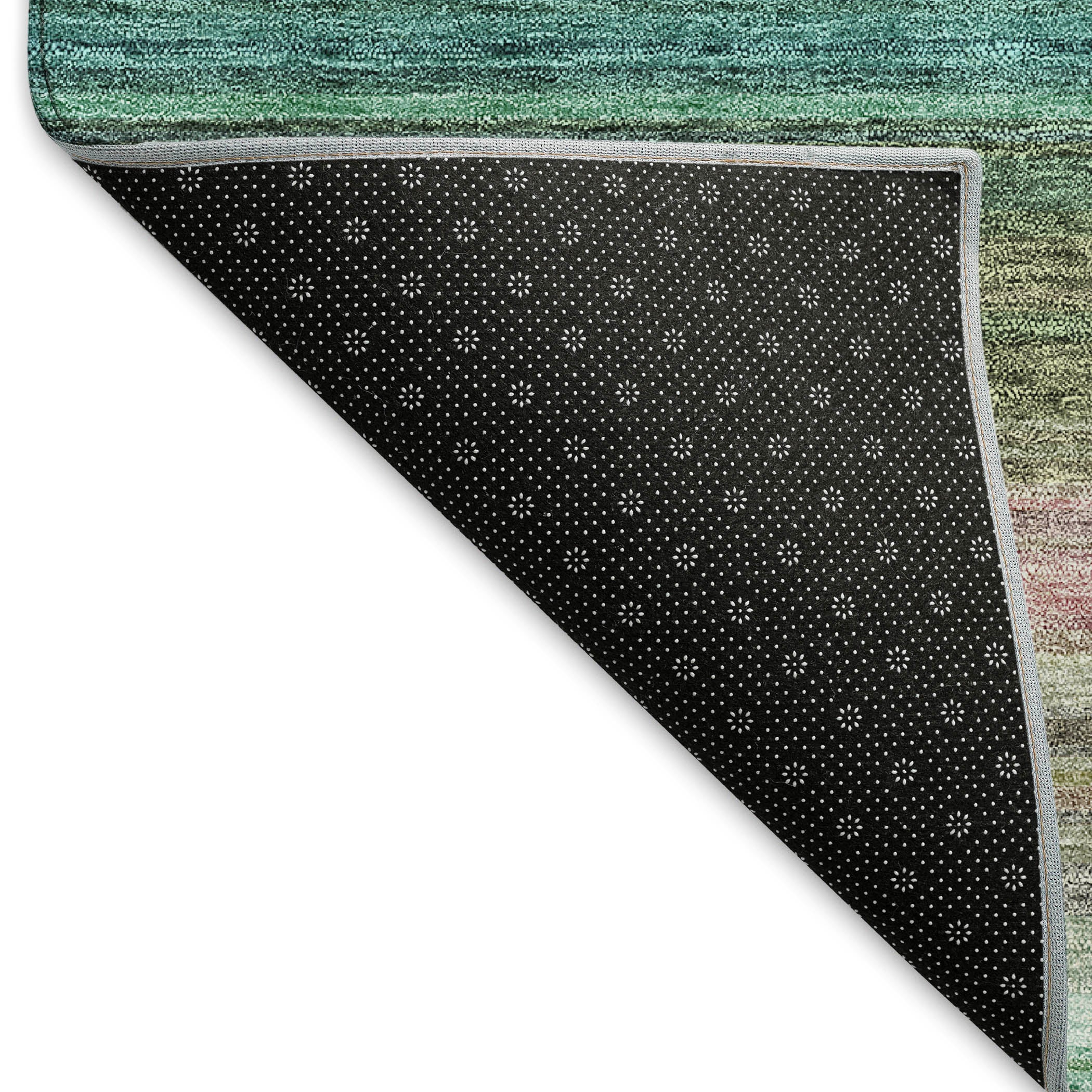 Santorini Machine Washable Transitional Sage Green Rug 1'8" x 2'6" #shape_Rectangle