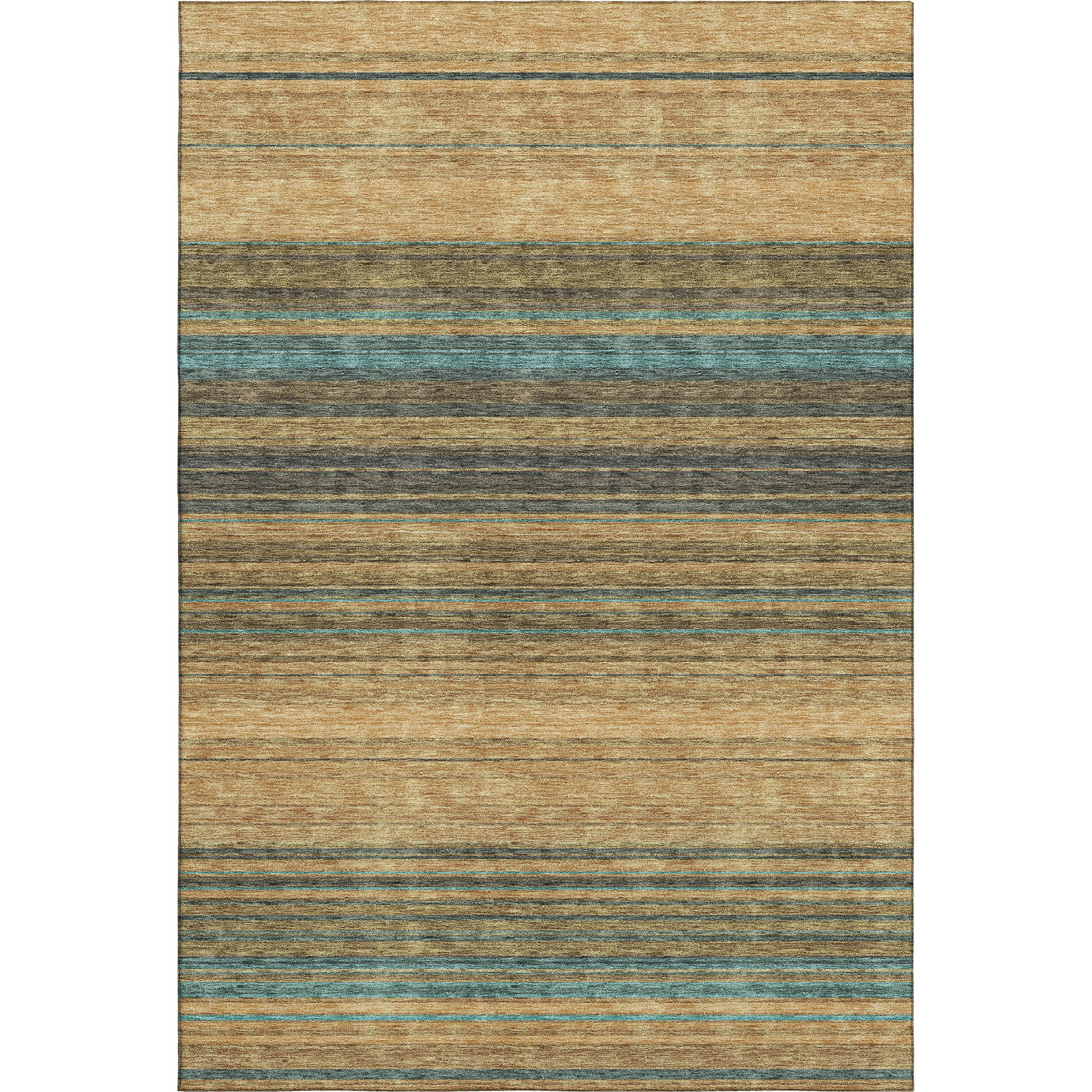 Santorini Machine Washable Transitional Wheat Gold Rug 2'6" x 3'10" #shape_Rectangle