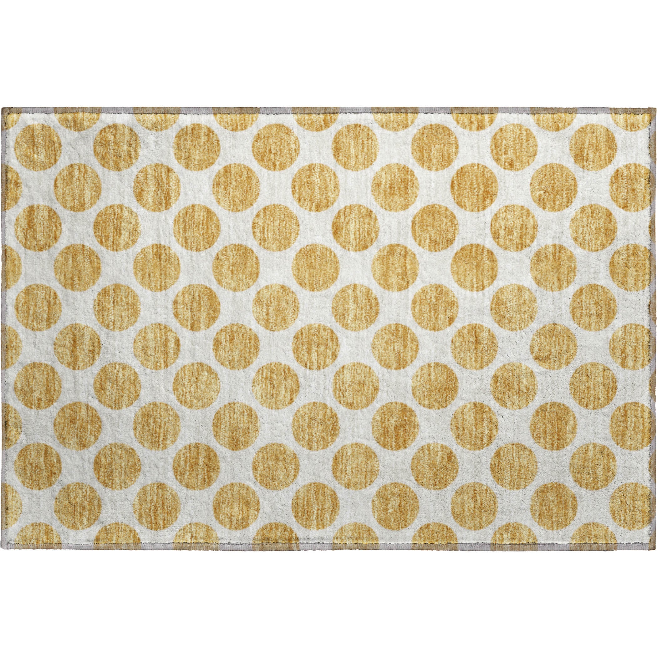 Jaipur Machine Washable Transitional Gold Rug 1'8" x 2'6" #shape_Rectangle