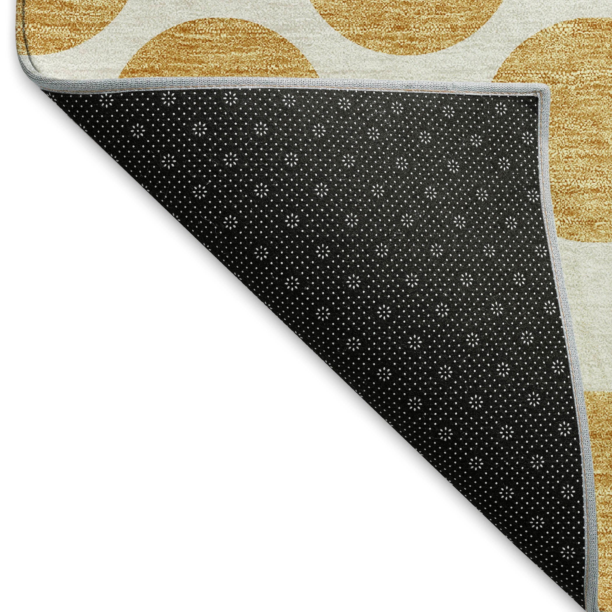 Jaipur Machine Washable Transitional Gold Rug 1'8" x 2'6" #shape_Rectangle
