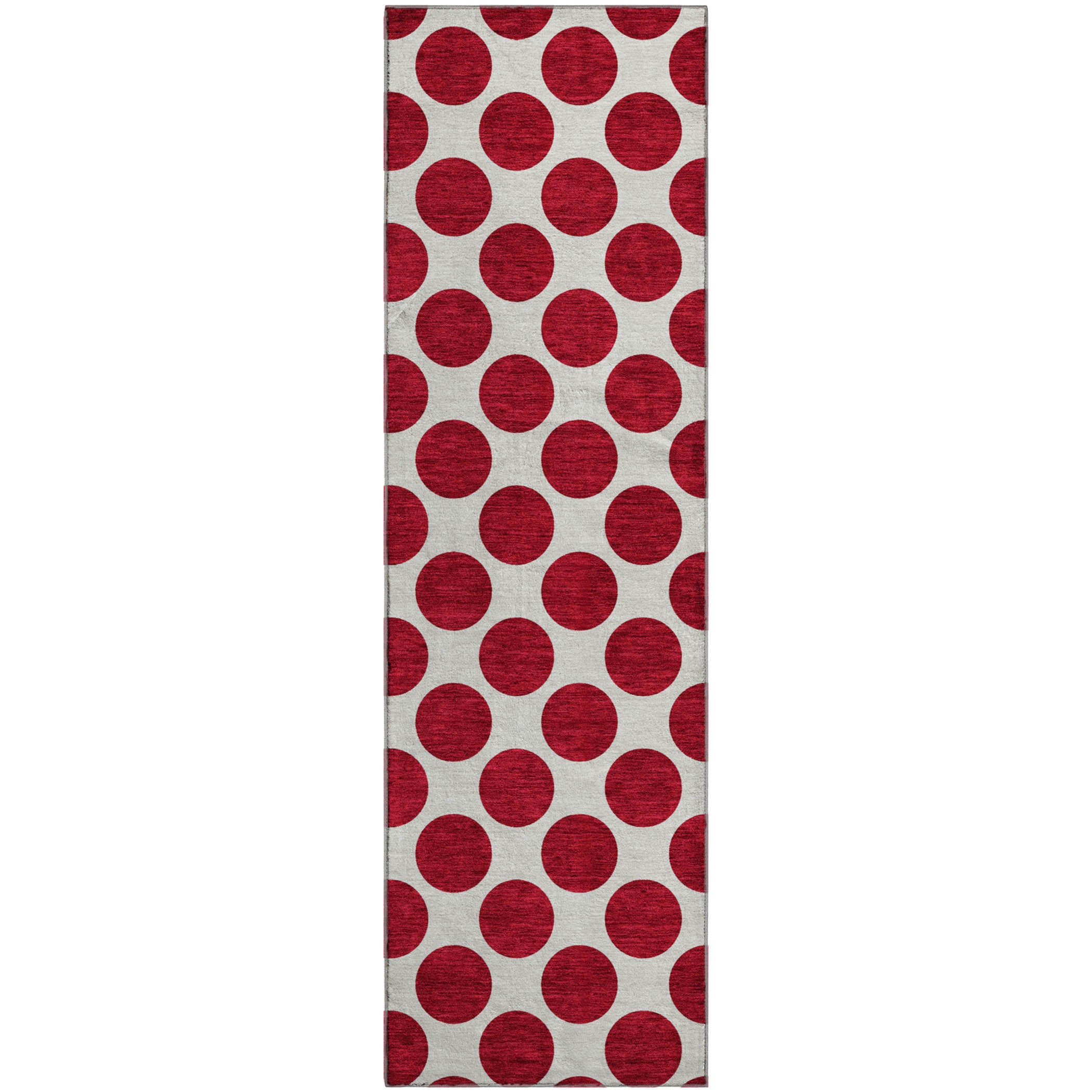 Jaipur Machine Washable Transitional Red Rug 2'3" x 7'6" #shape_Runner