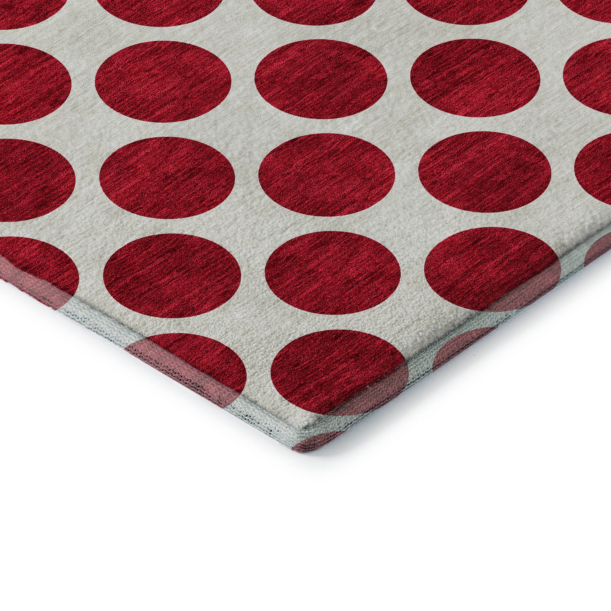 Jaipur Machine Washable Transitional Red Rug 1'8" x 2'6" #shape_Rectangle