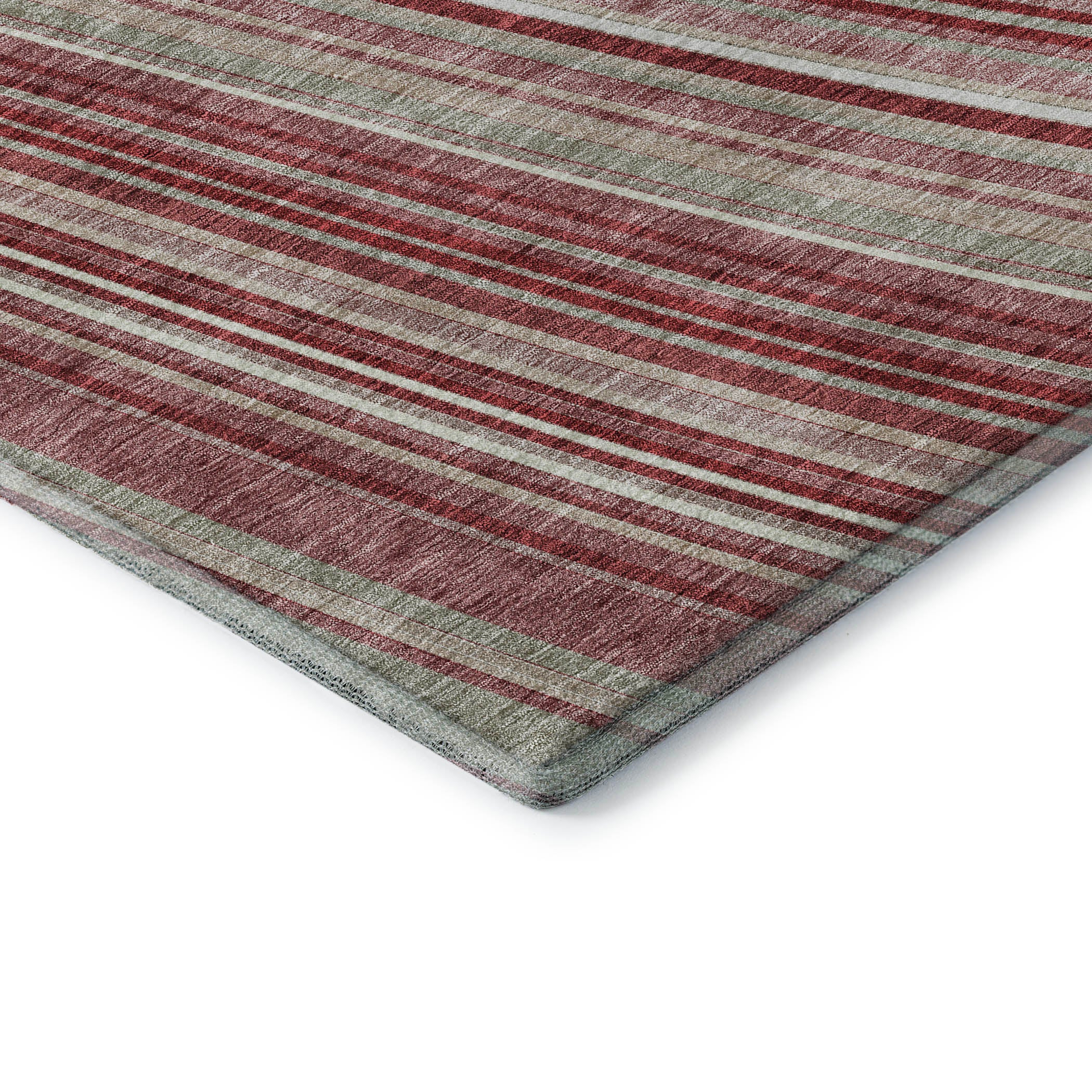 Chiang Mai Machine Washable Transitional Garnet Red Rug 1'8" x 2'6" #shape_Rectangle