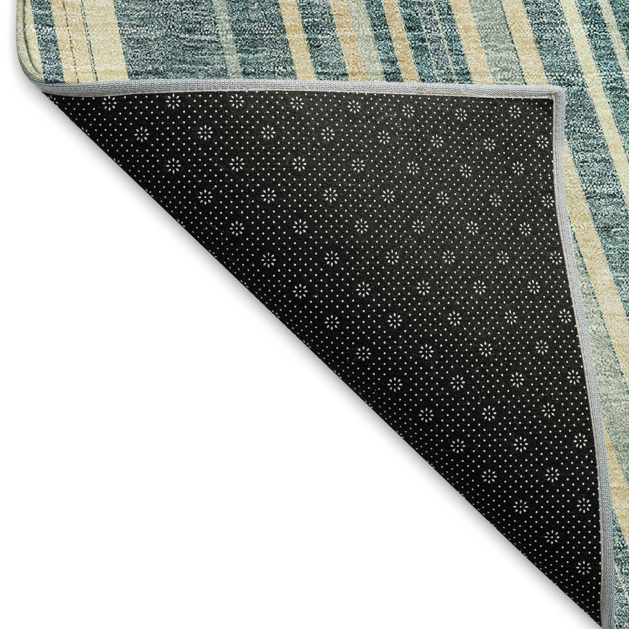 Chiang Mai Machine Washable Transitional Sky Blue Rug 1'8" x 2'6" #shape_Rectangle