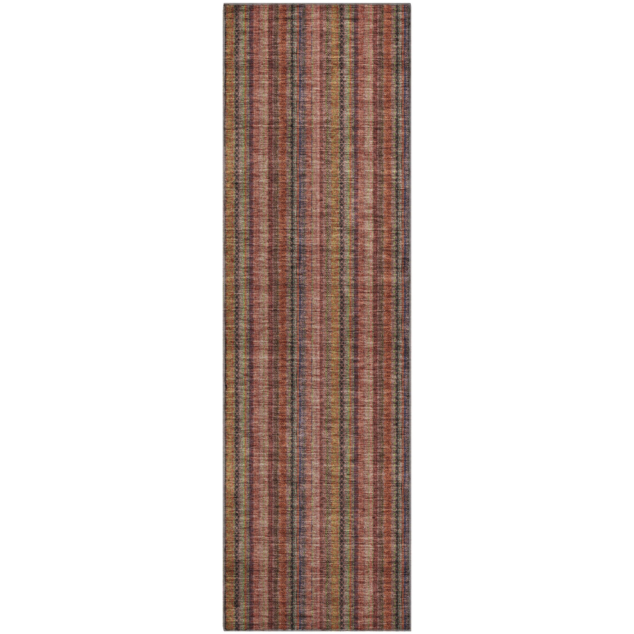 Ghent Machine Washable Transitional Blush Pink Rug 2'3" x 7'6" #shape_Runner