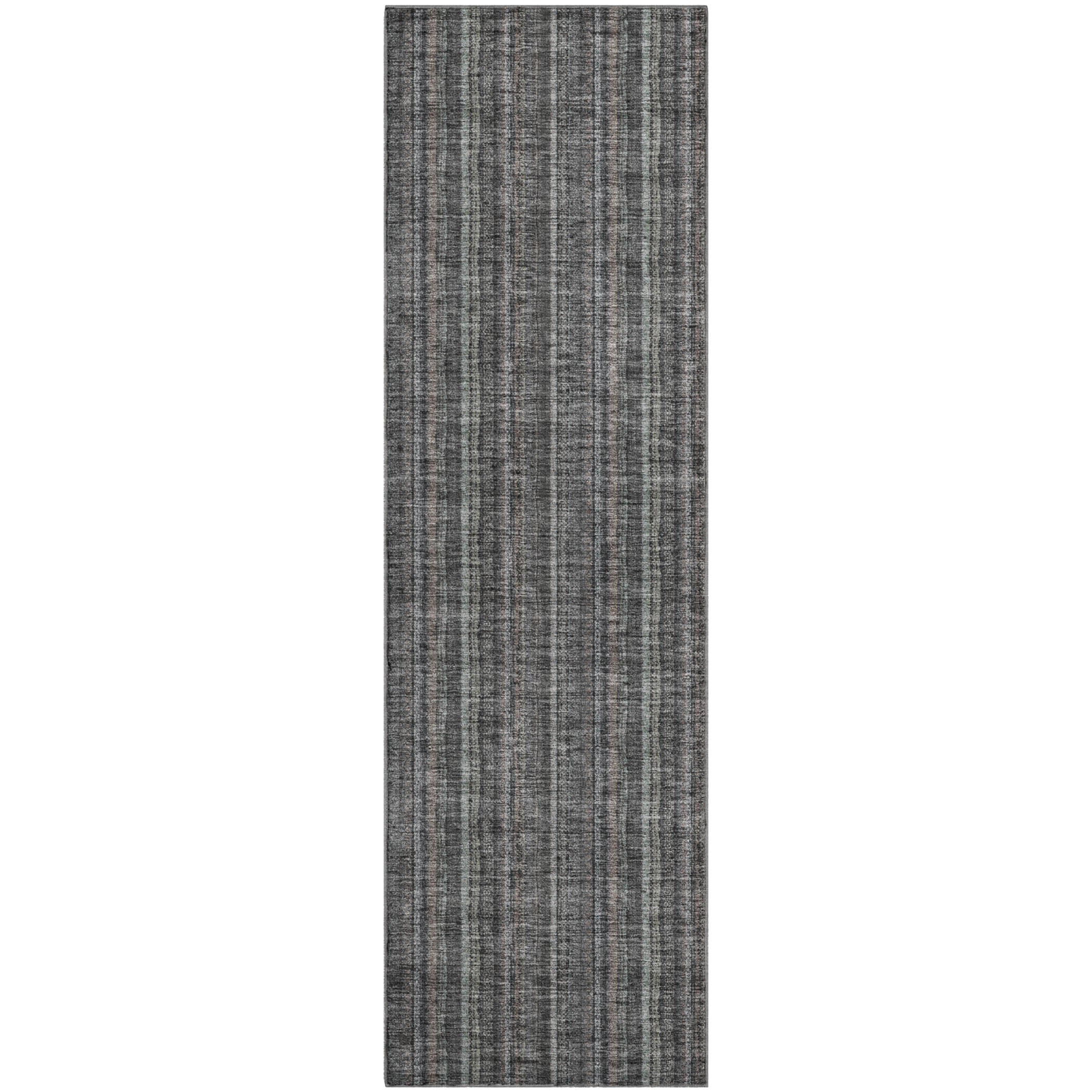 Ghent Machine Washable Transitional Gray Rug 2'3" x 7'6" #shape_Runner