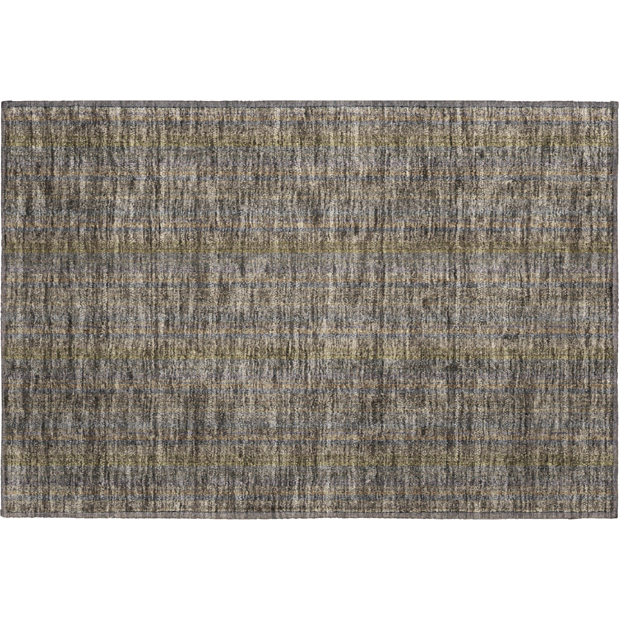 Ghent Machine Washable Transitional Taupe Brown Rug 1'8" x 2'6" #shape_Rectangle