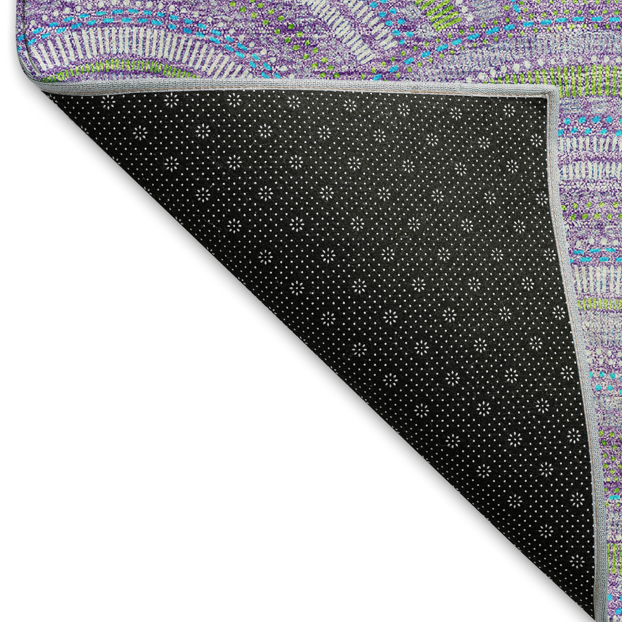 Nairobi Machine Washable Transitional Lavender Purple Rug 1'8" x 2'6" #shape_Rectangle