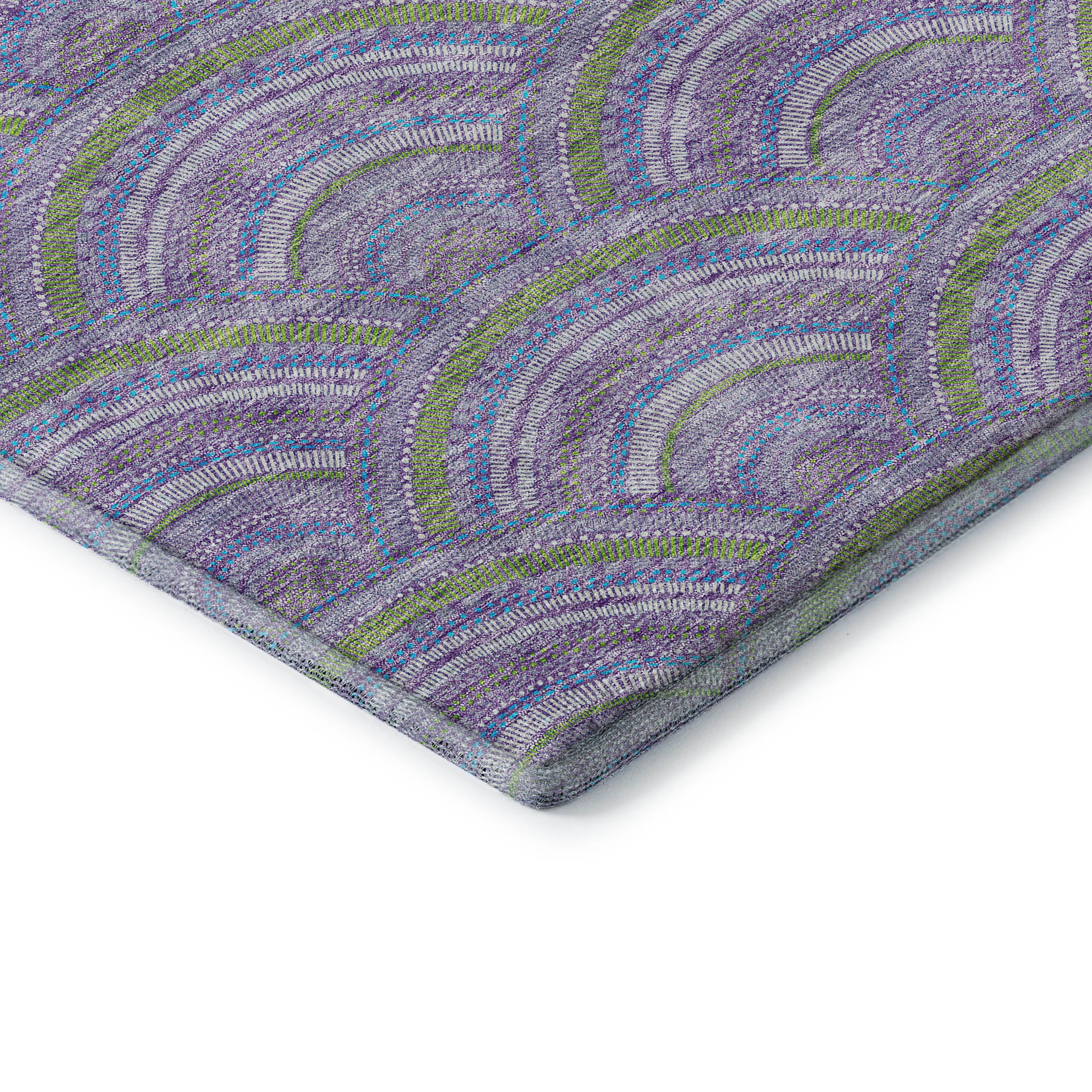Nairobi Machine Washable Transitional Lavender Purple Rug 1'8" x 2'6" #shape_Rectangle