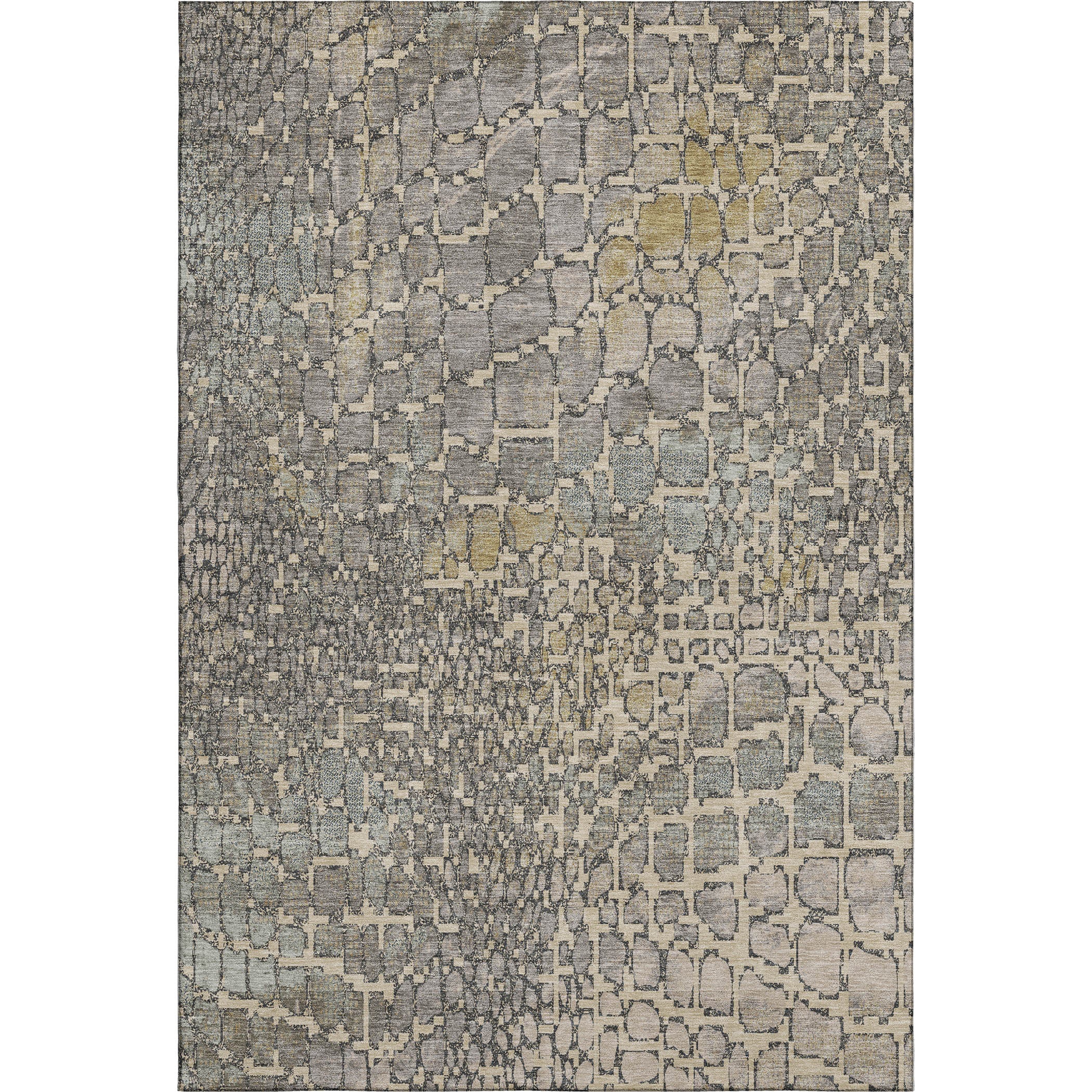 Sintra Machine Washable Transitional Putty Ivory Rug 2'6" x 3'10" #shape_Rectangle