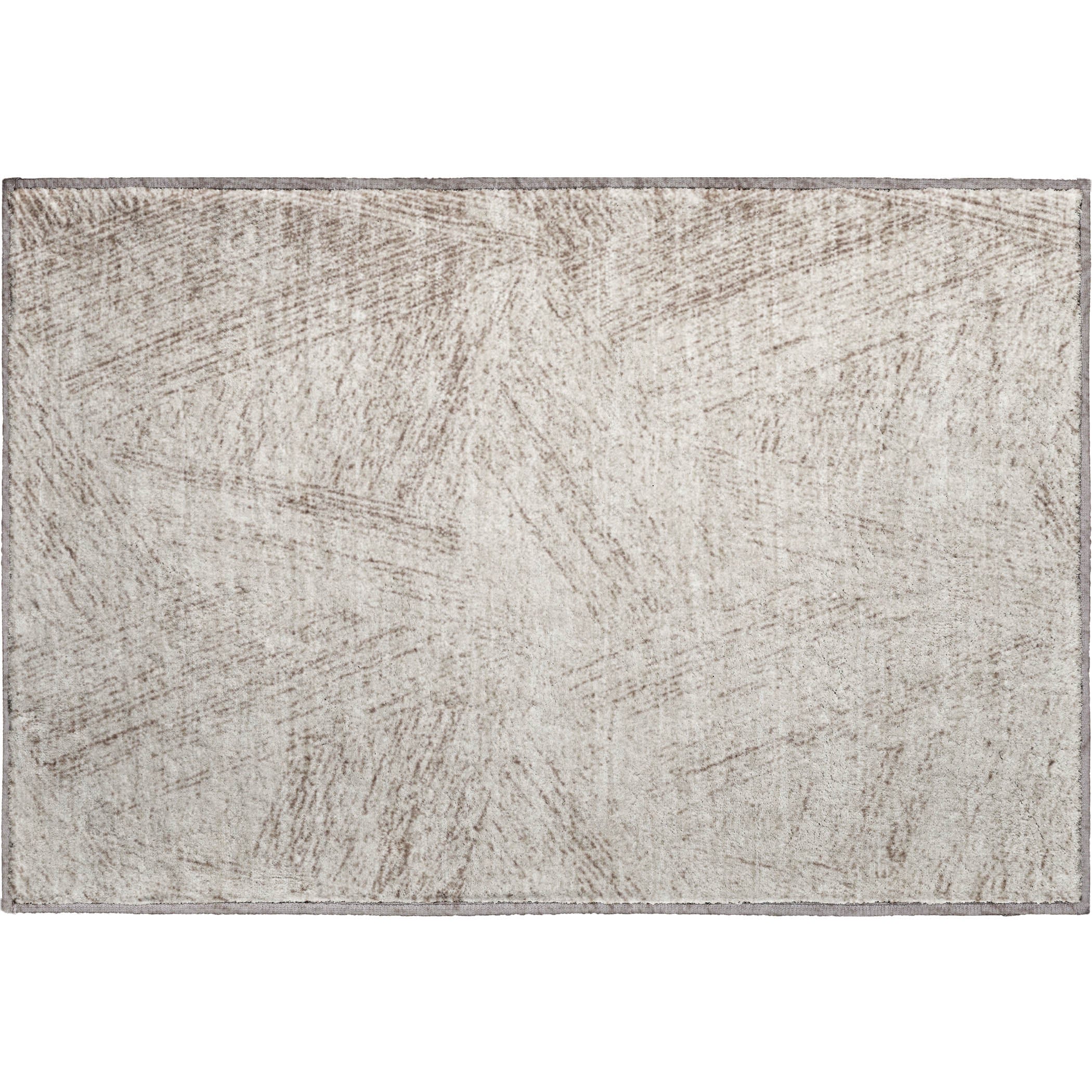 Lisbon Machine Washable Transitional Beige Brown Rug 1'8" x 2'6" #shape_Rectangle