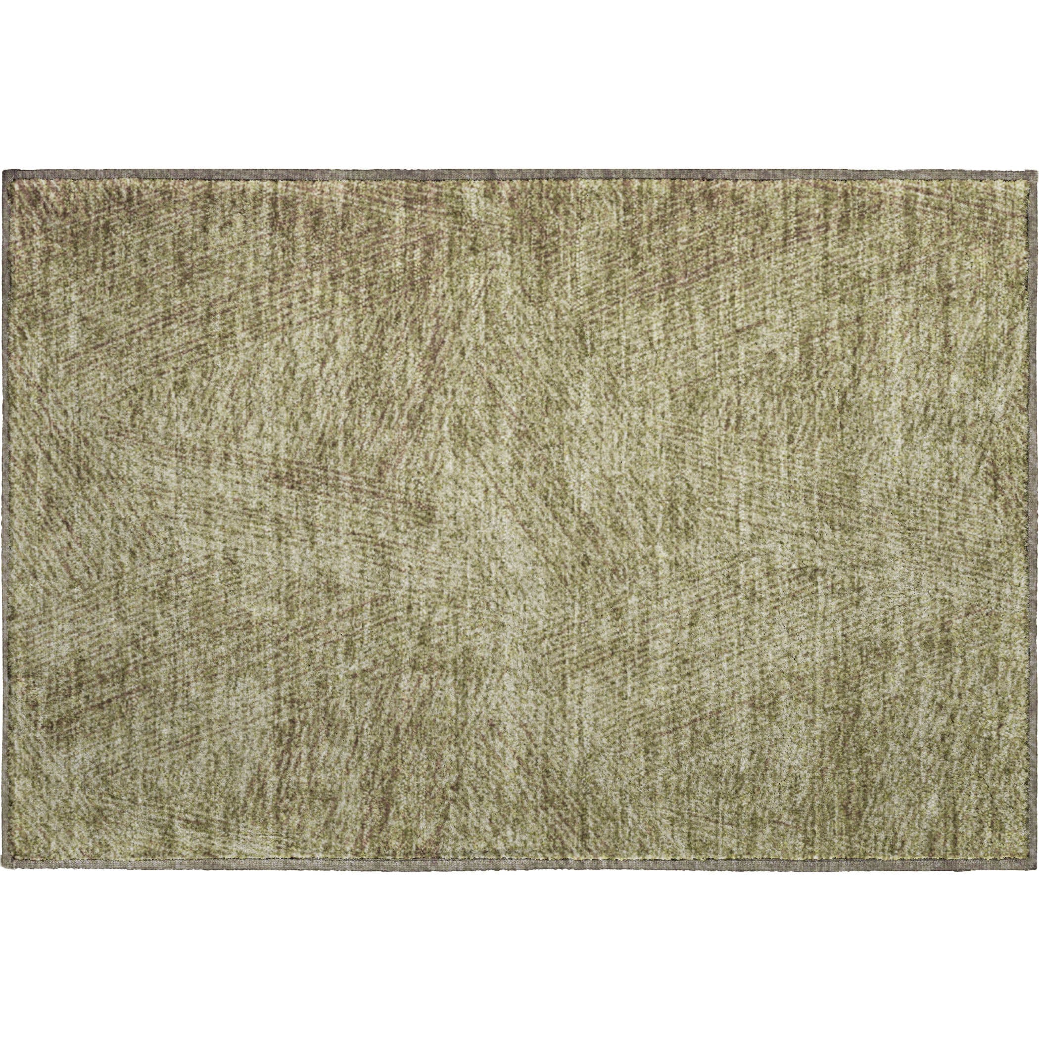 Lisbon Machine Washable Transitional Green Rug 1'8" x 2'6" #shape_Rectangle
